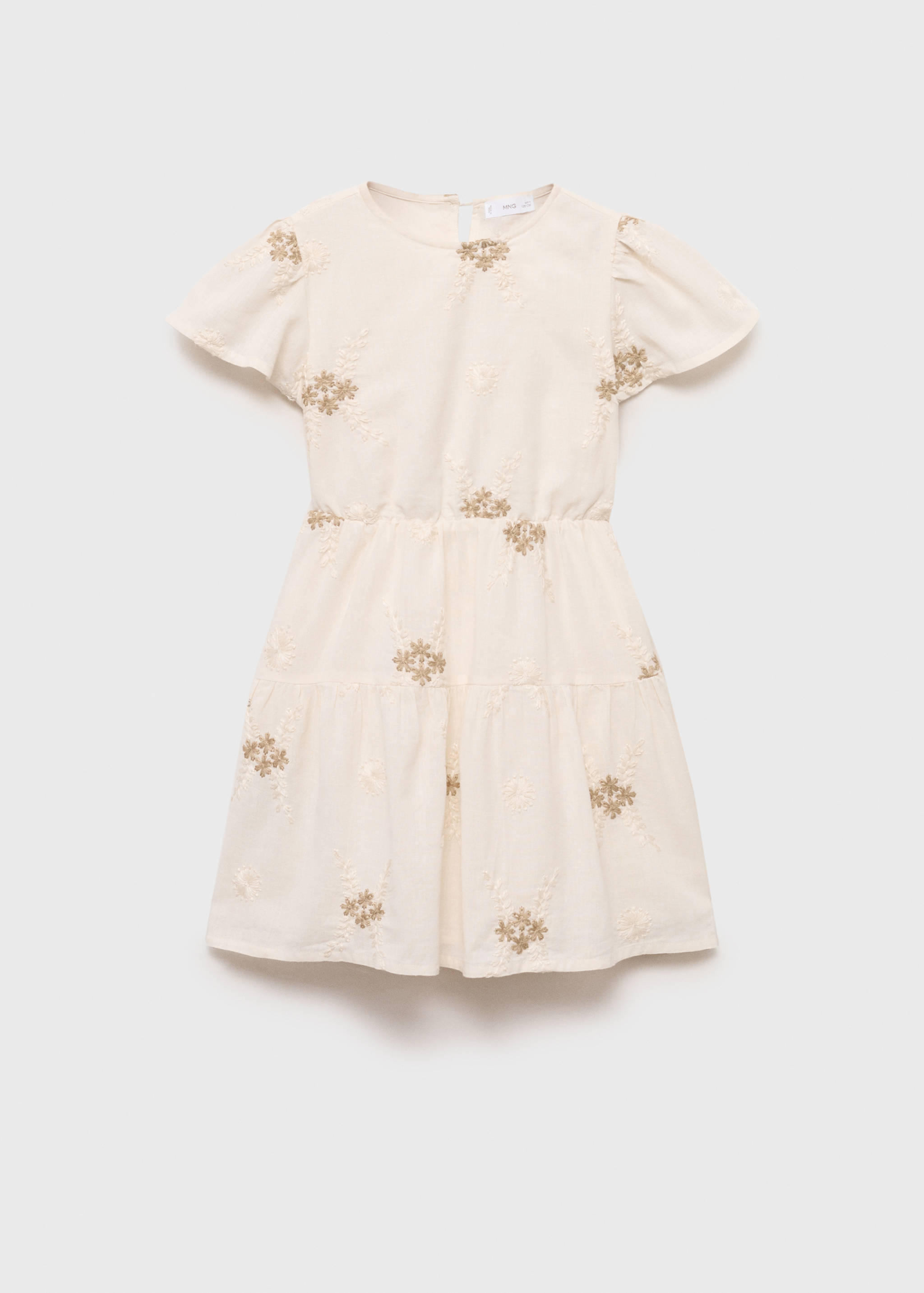 Short dress with embroidered detail - Article without model