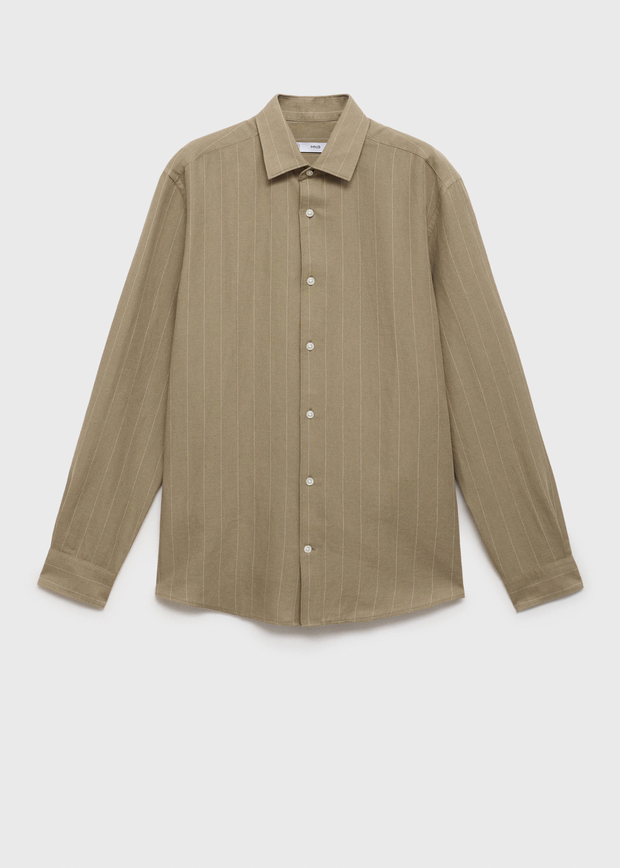Camisa lino raya diplomática - Artículo sin modelo