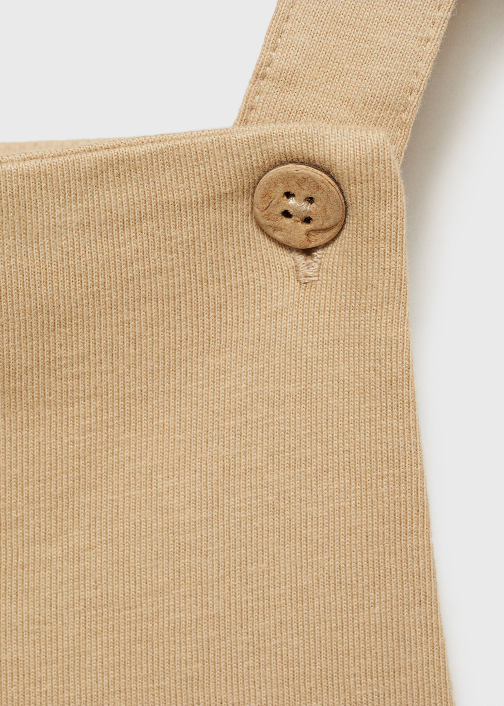 Kurze Strick-Latzhose - Detail des Artikels 8, Beige. Ref: 87045958-00.