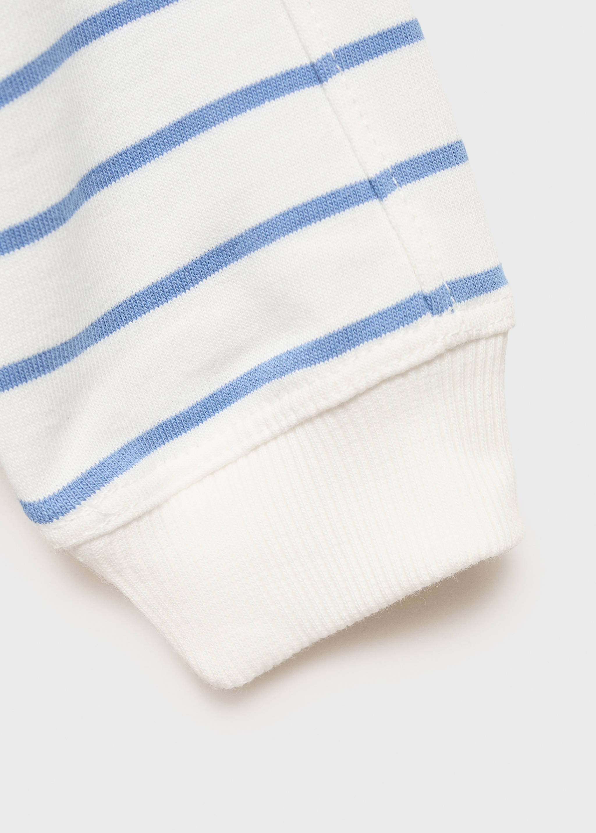 Striped cotton-blend sweatshirt - Details of the article 8