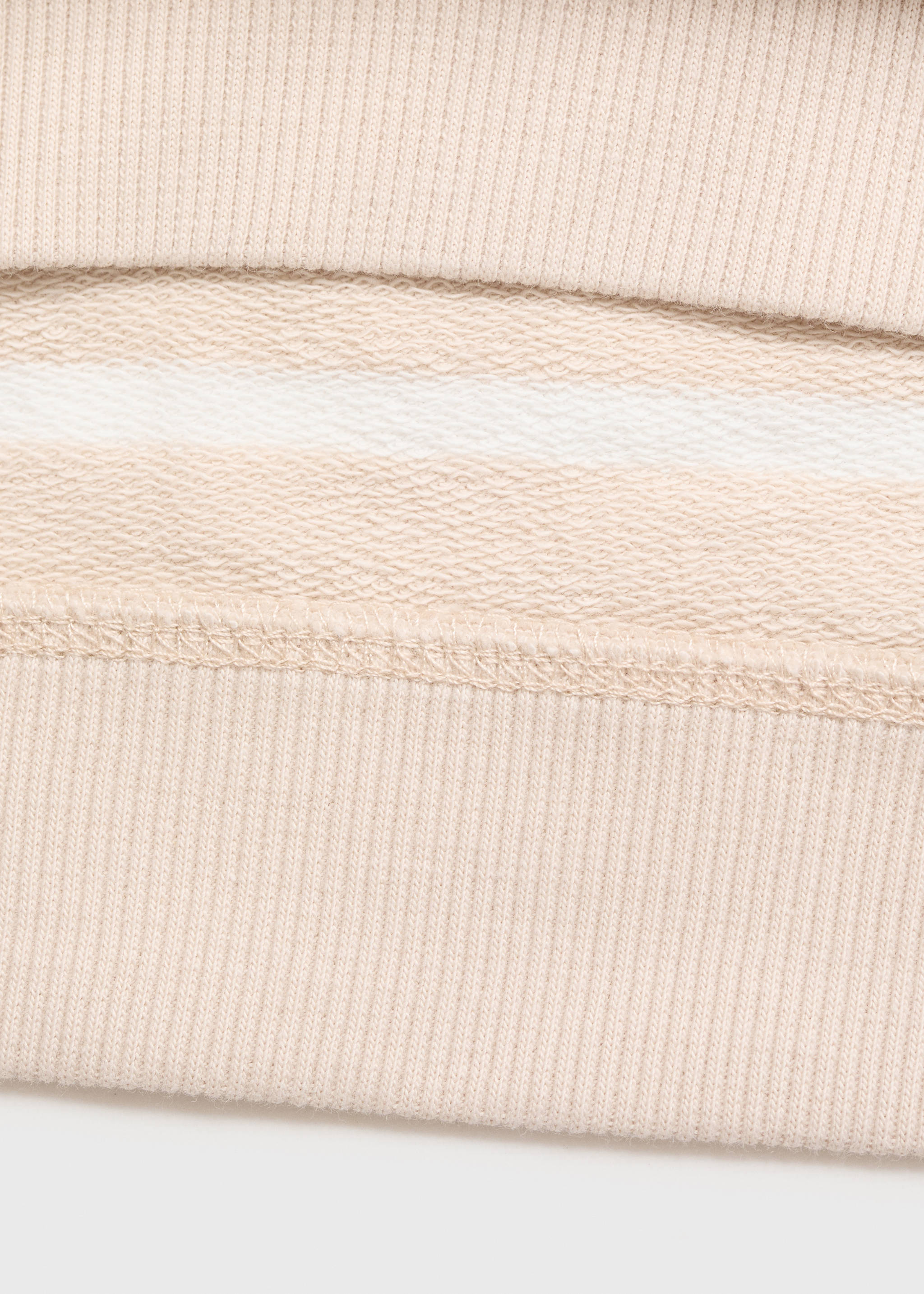 Gestreiftes Baumwoll-Sweatshirt - Detail des Artikels 0