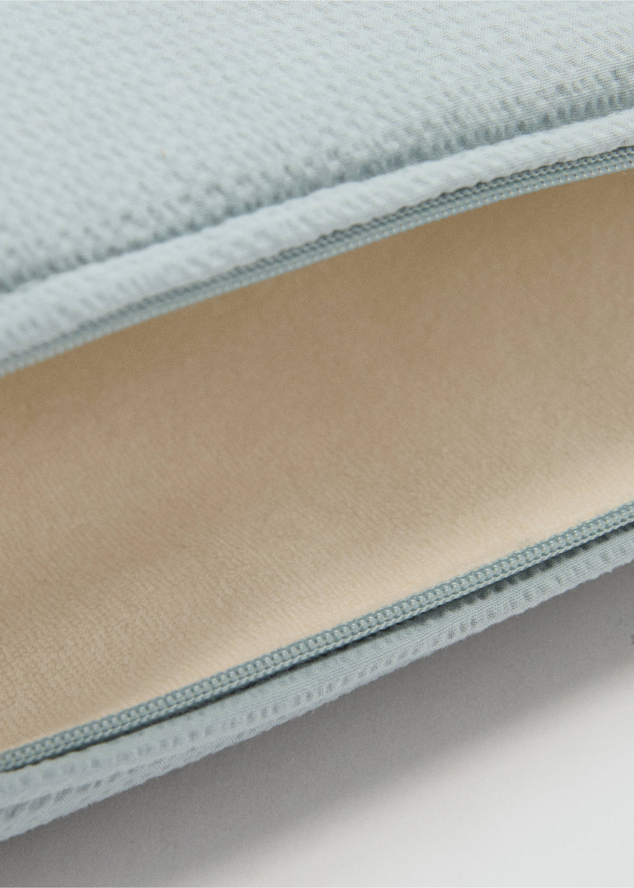 Kosmetiktasche aus Baumwolle - Detail des Artikels 3, Grün. Ref: 87045965-00.