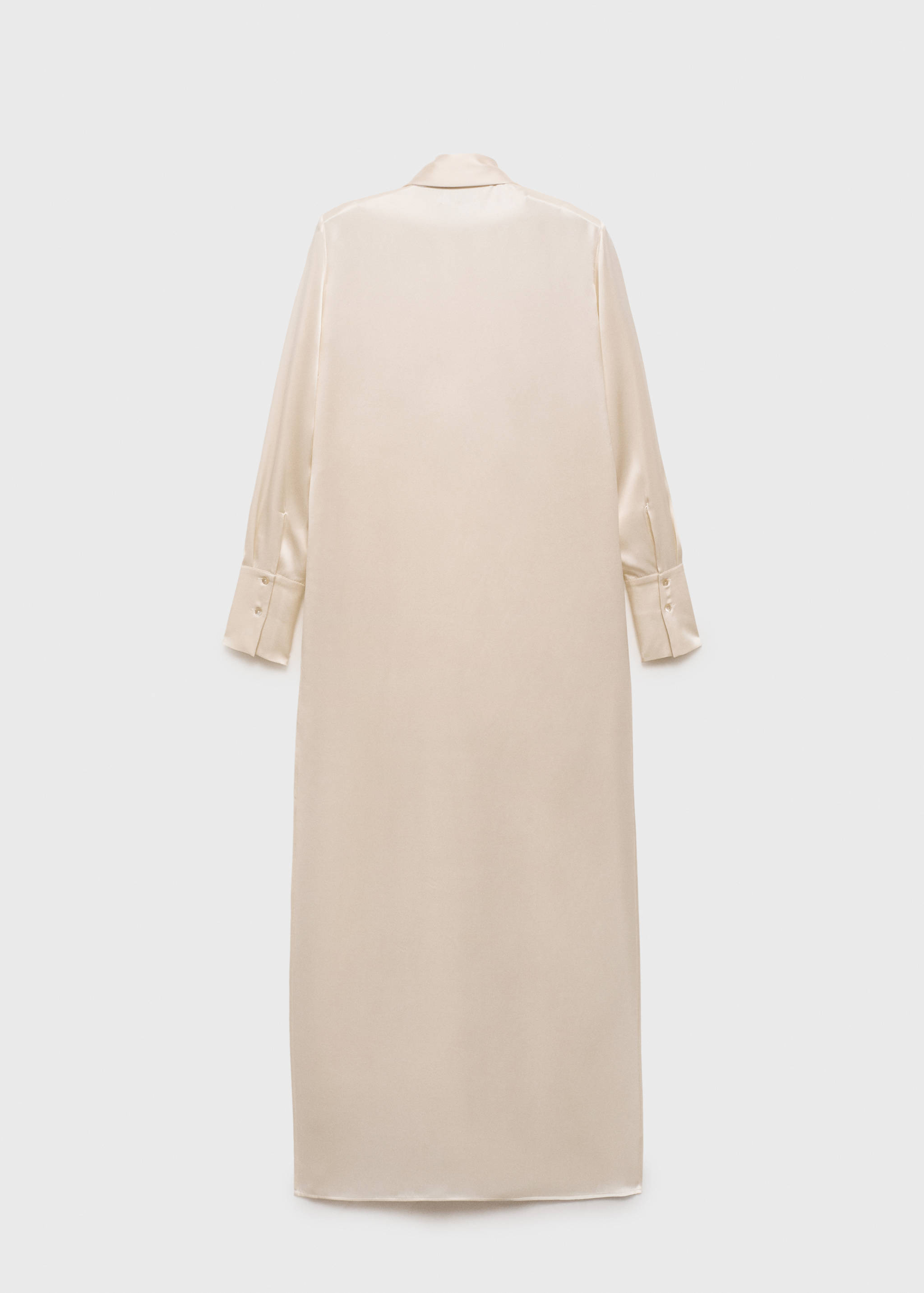 Robe en soie style cape et col à nœud - Verso de l’article