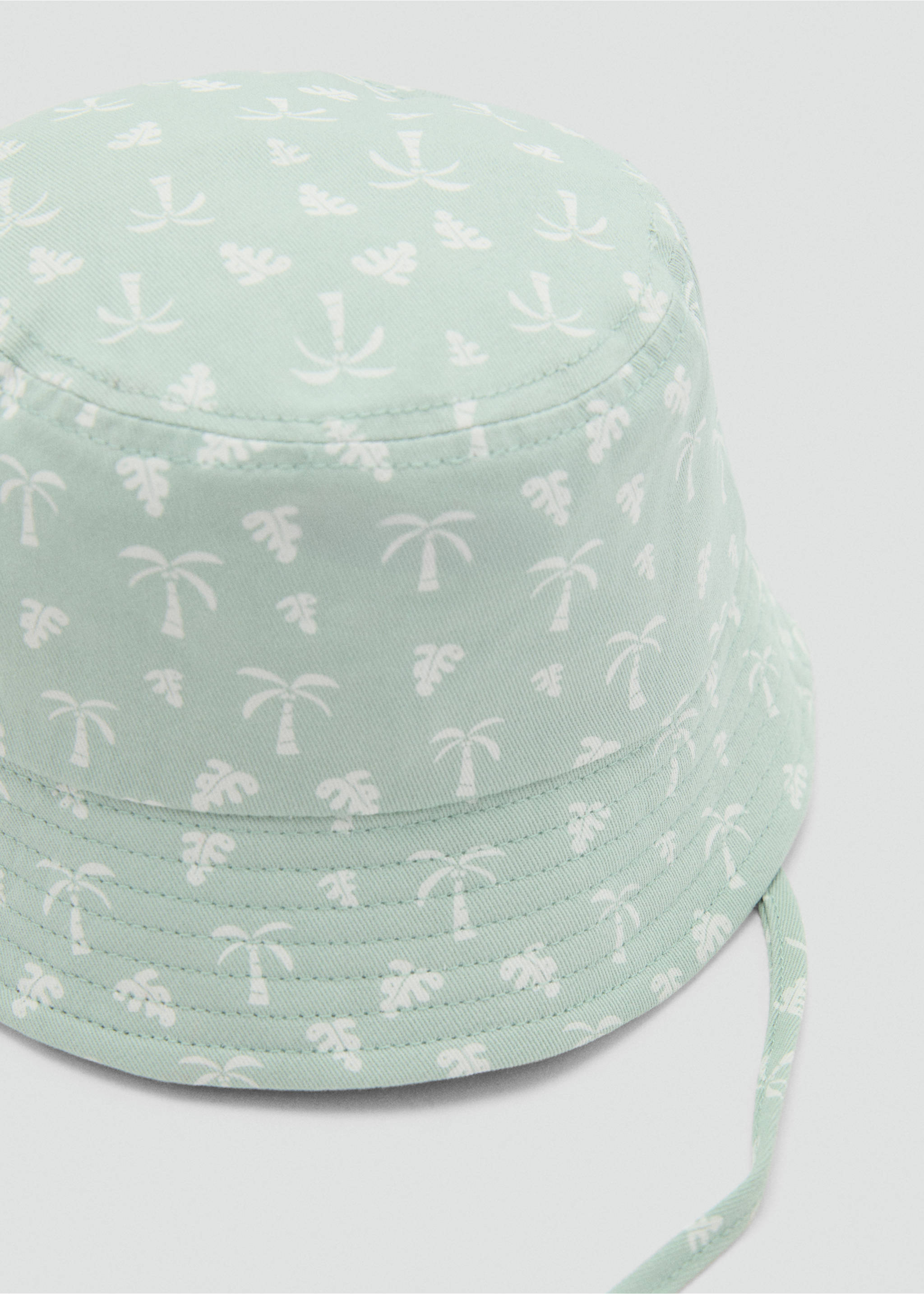 Gorro bucket - Plano medio, Verde agua. Ref: 87045973-00.