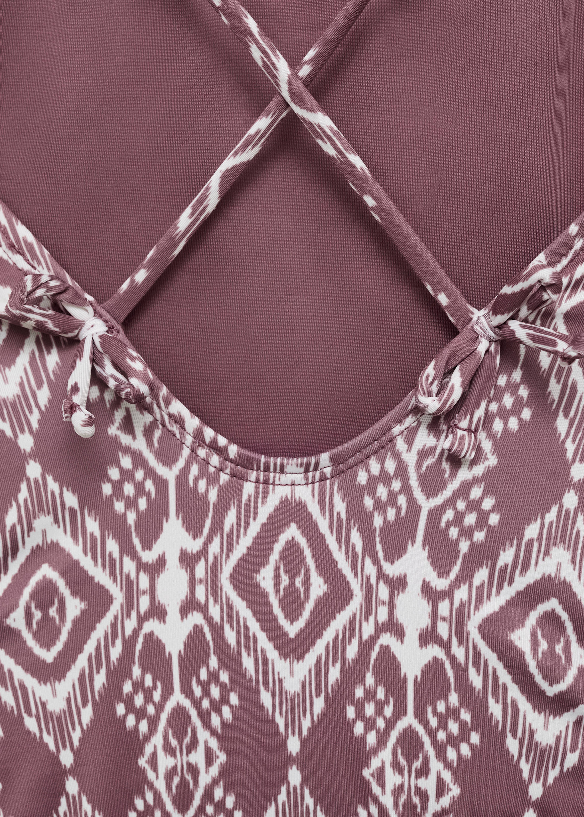 Ethnic-print swimsuit - Details of the article 0