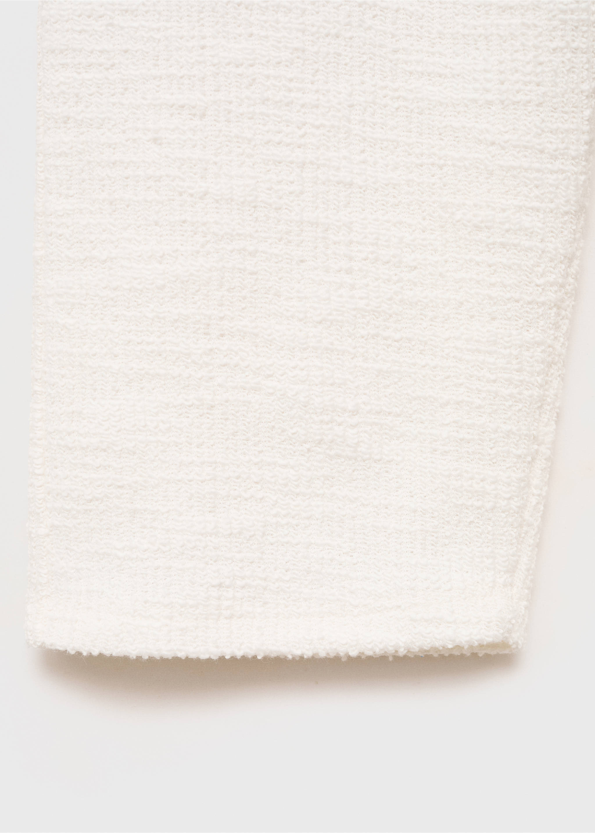 Gerade Tweed-Hose - Detail des Artikels 0, Cremeweiß. Ref: 87045978-00.