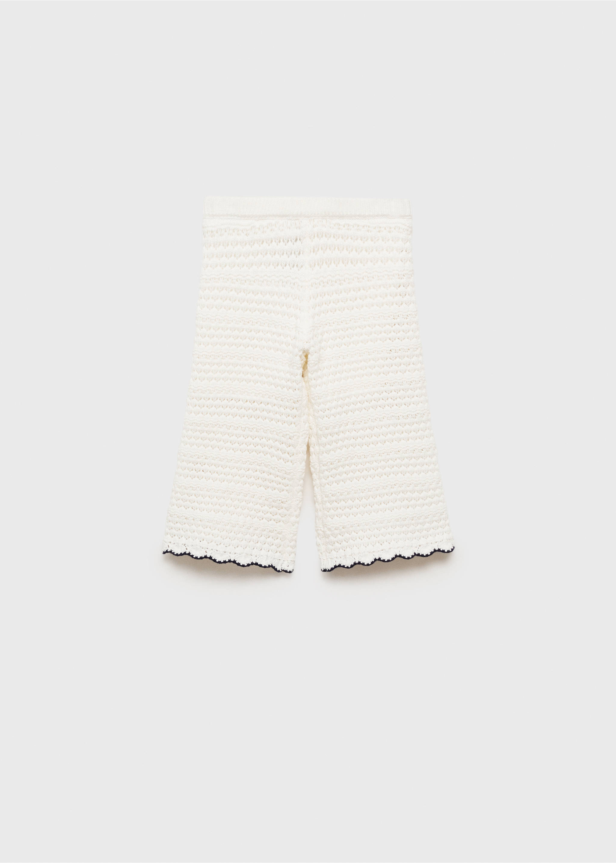 Pantalons punt calat - Revers de l'article, Blanc. Ref: 87045981-00.