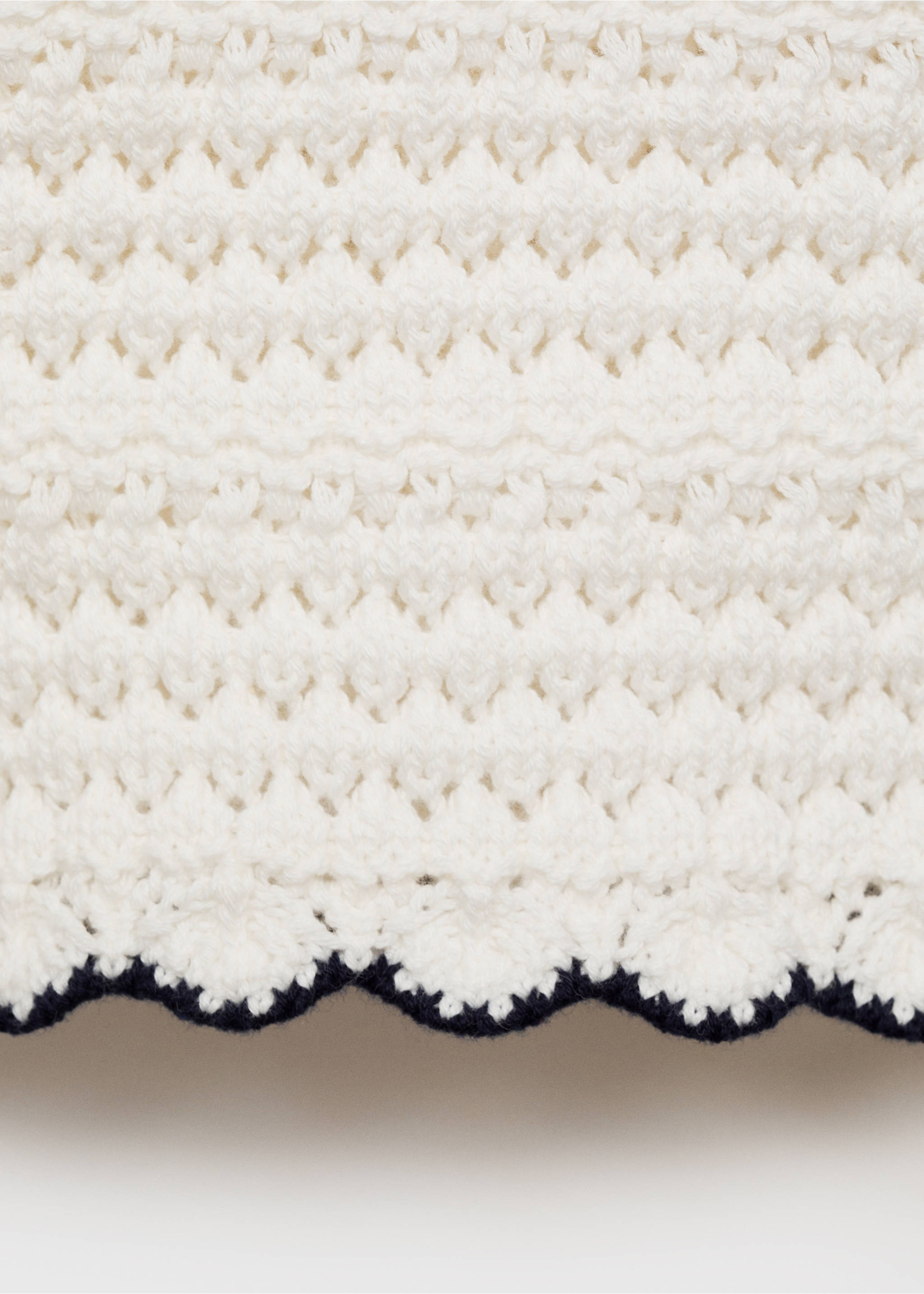 Pantalons punt calat - Detall de l'article 0, Blanc. Ref: 87045981-00.