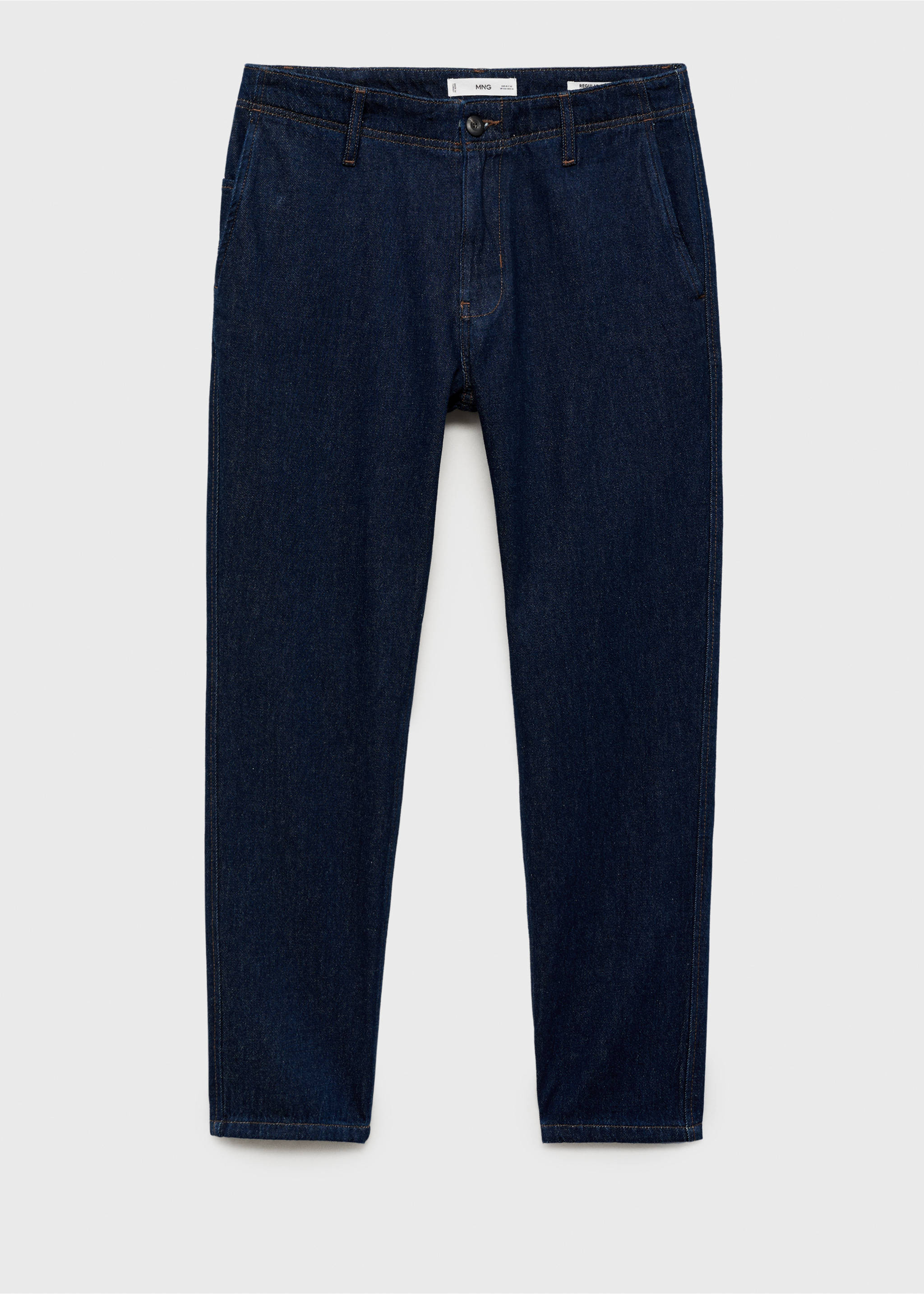 Regular-fit dark-wash jeans - Article without model, Open Blue. Ref: 87045984-00.