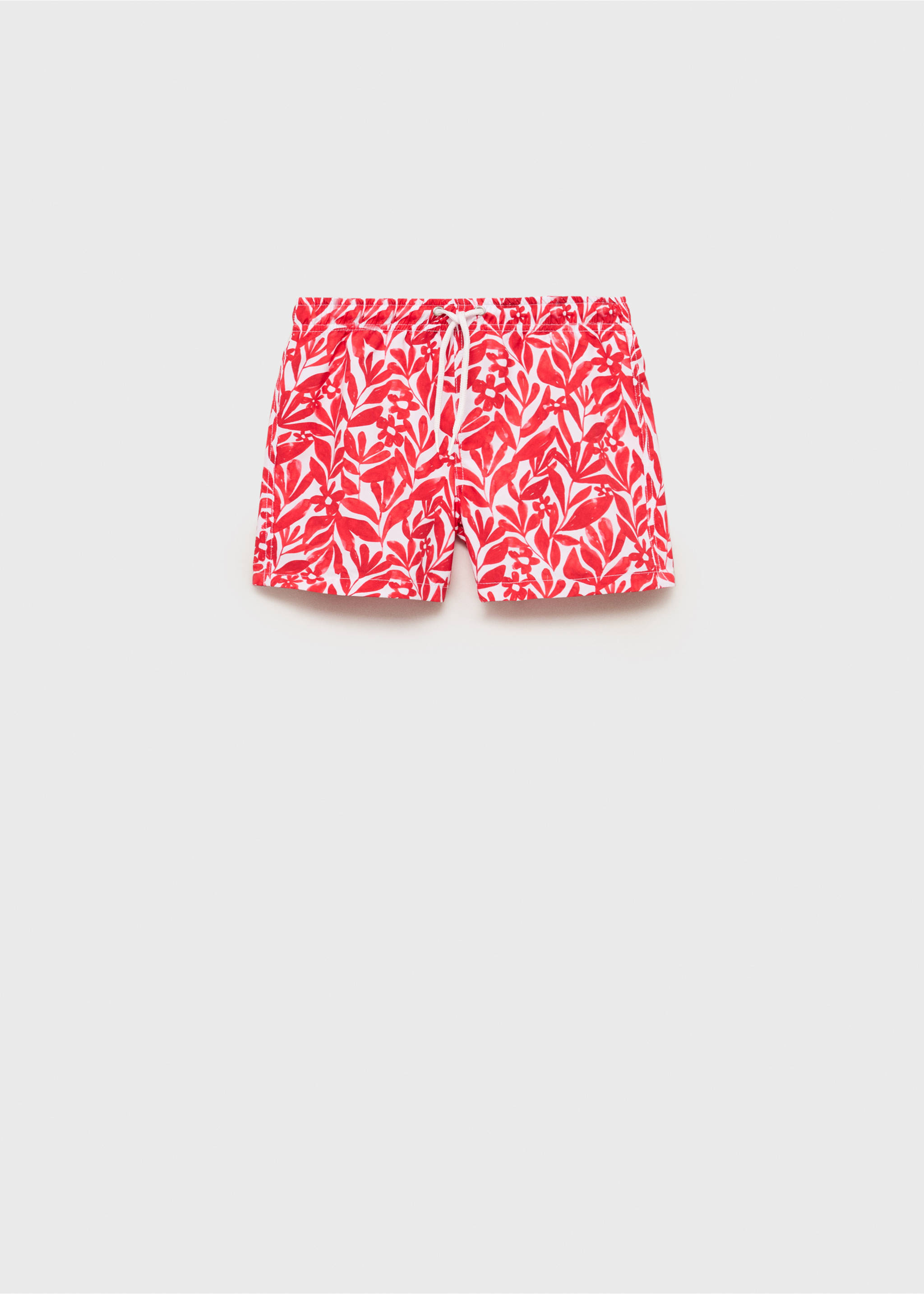 Maillot de bain cordon imprimé - Article sans modèle, Rouge. Ref: 87045987-00.