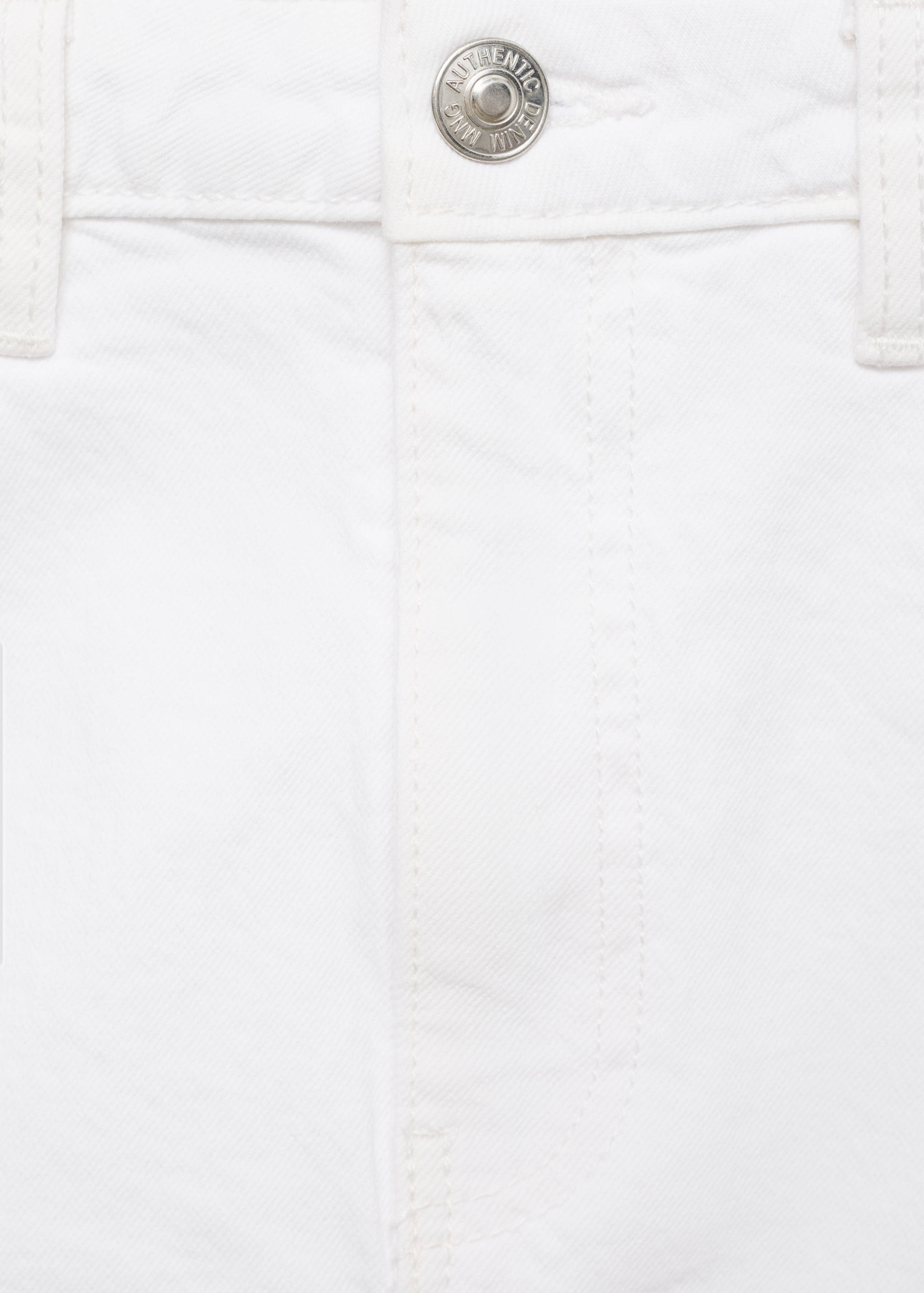 Jeans-Minirock mit ausgefranstem Saum - Detail des Artikels 8
