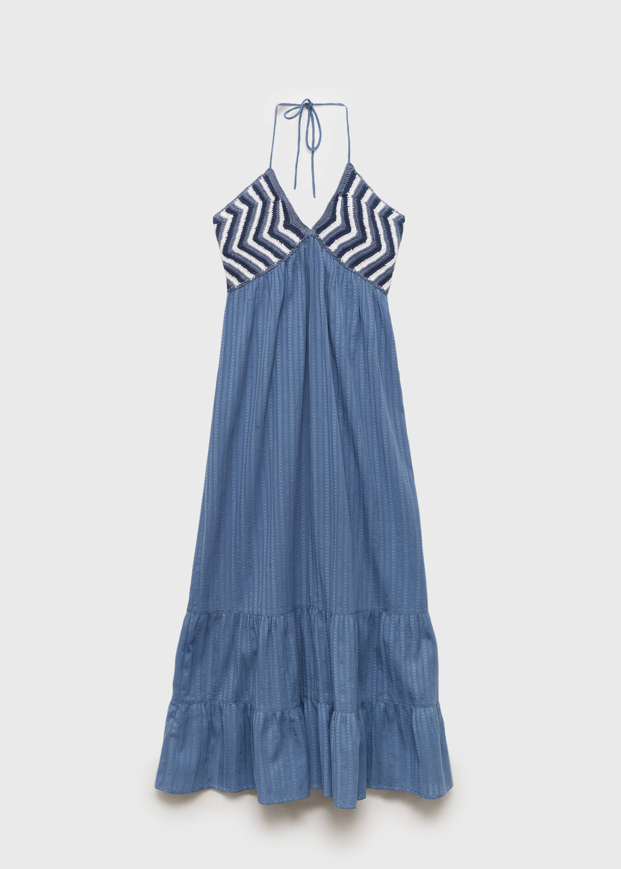 Maxikleid mit Häkel-Einsatz - Artikel ohne Model