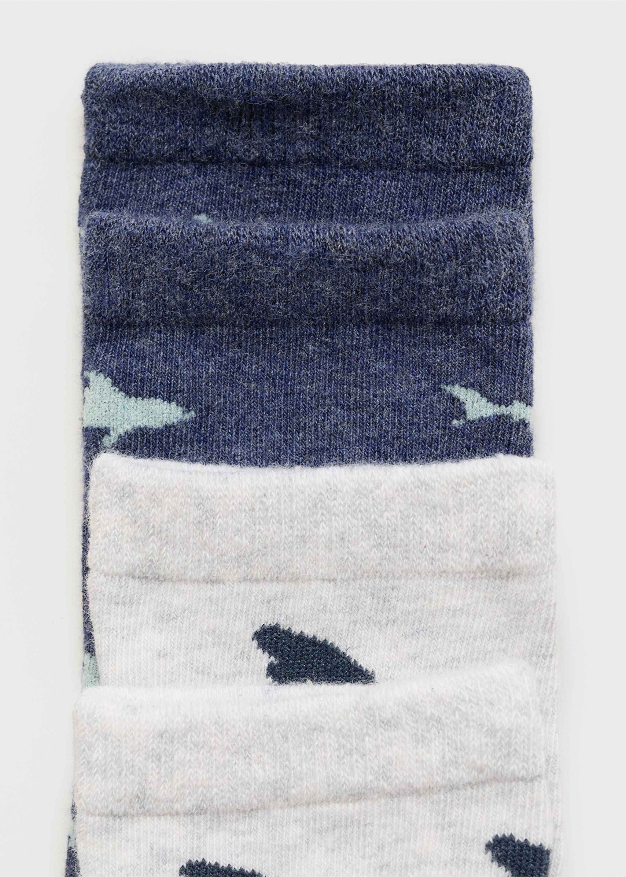 2 pack mixed socks - Details of the article 8, Dark Navy. Ref: 87046347-00.