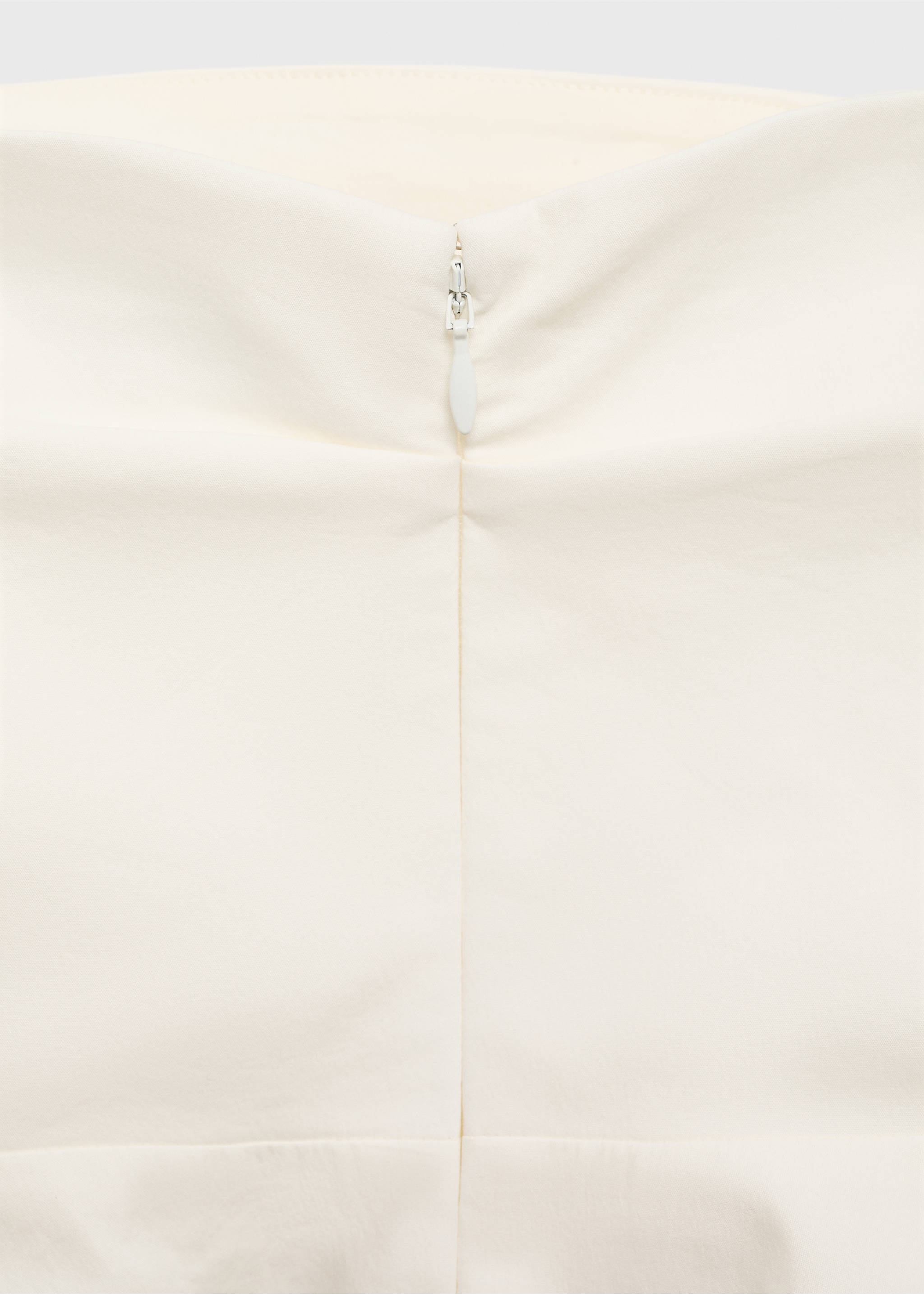 Top mit Maxi-Volant - Detail des Artikels 0, Cremeweiß. Ref: 87046371-00.