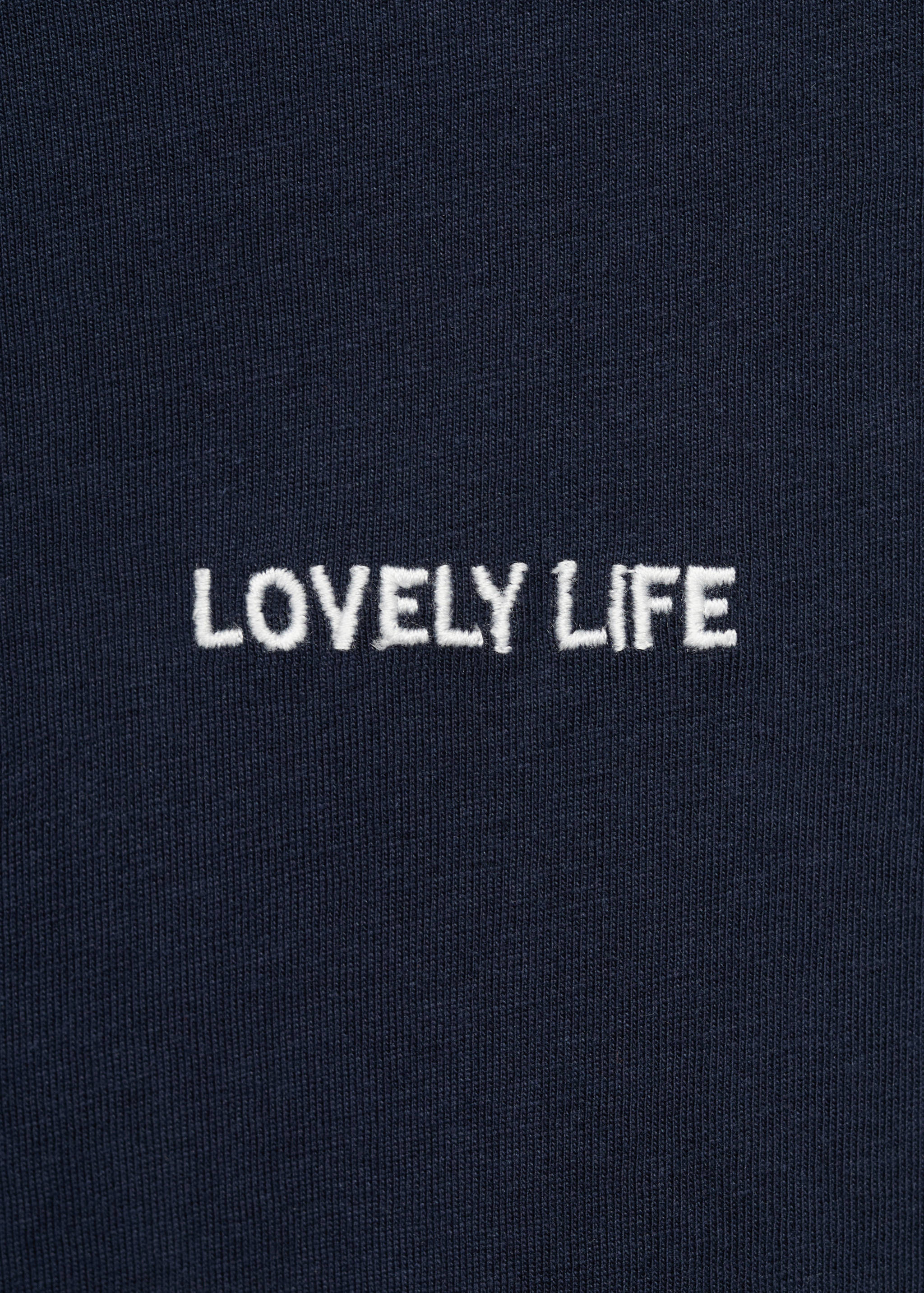 Camiseta mensaje pliegues hombros - Detalle del artículo 8
