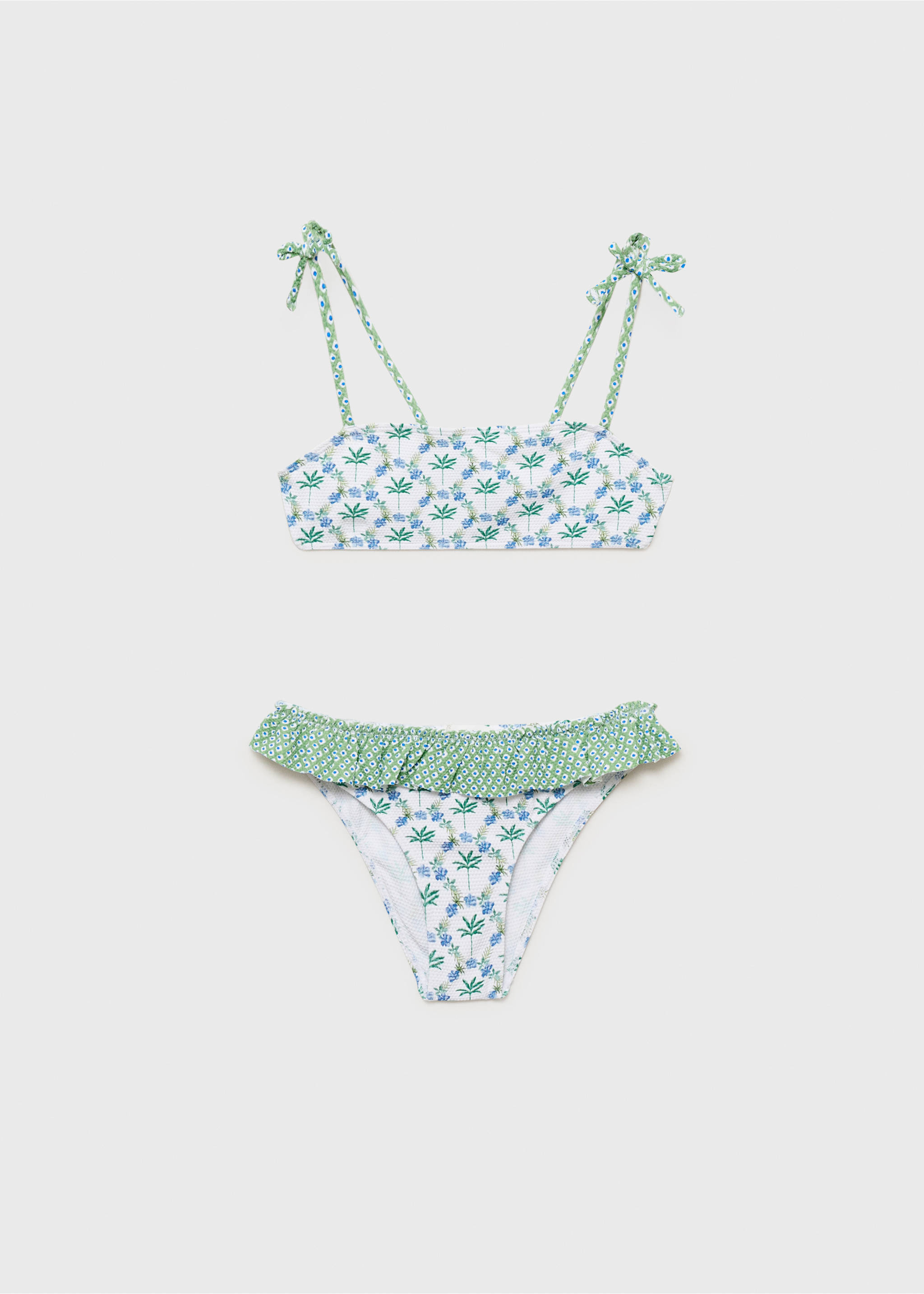 Printed combination bikini - Article without model, White. Ref: 87046721-00.