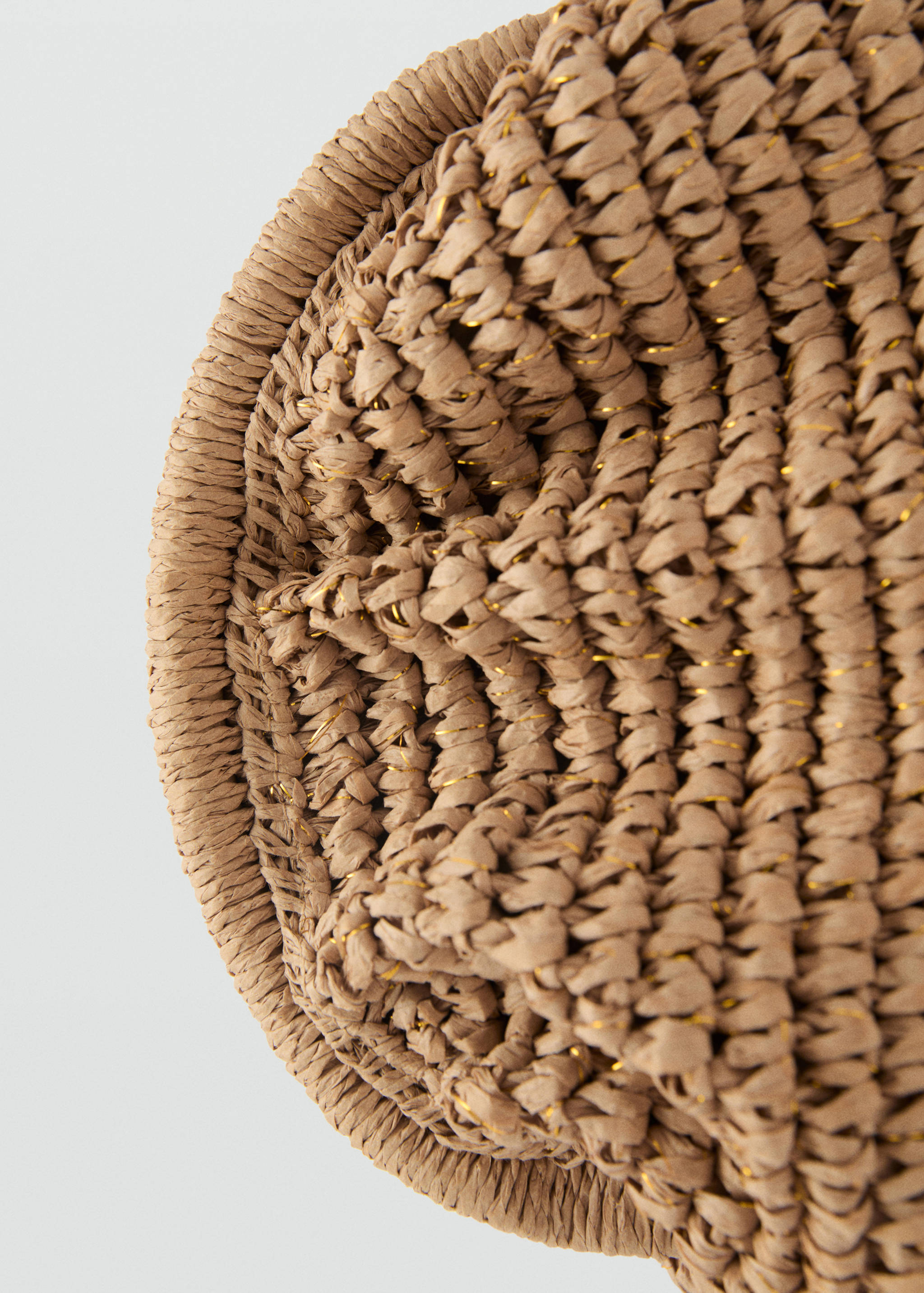 Natural fiber clutch bag - Details of the article 1