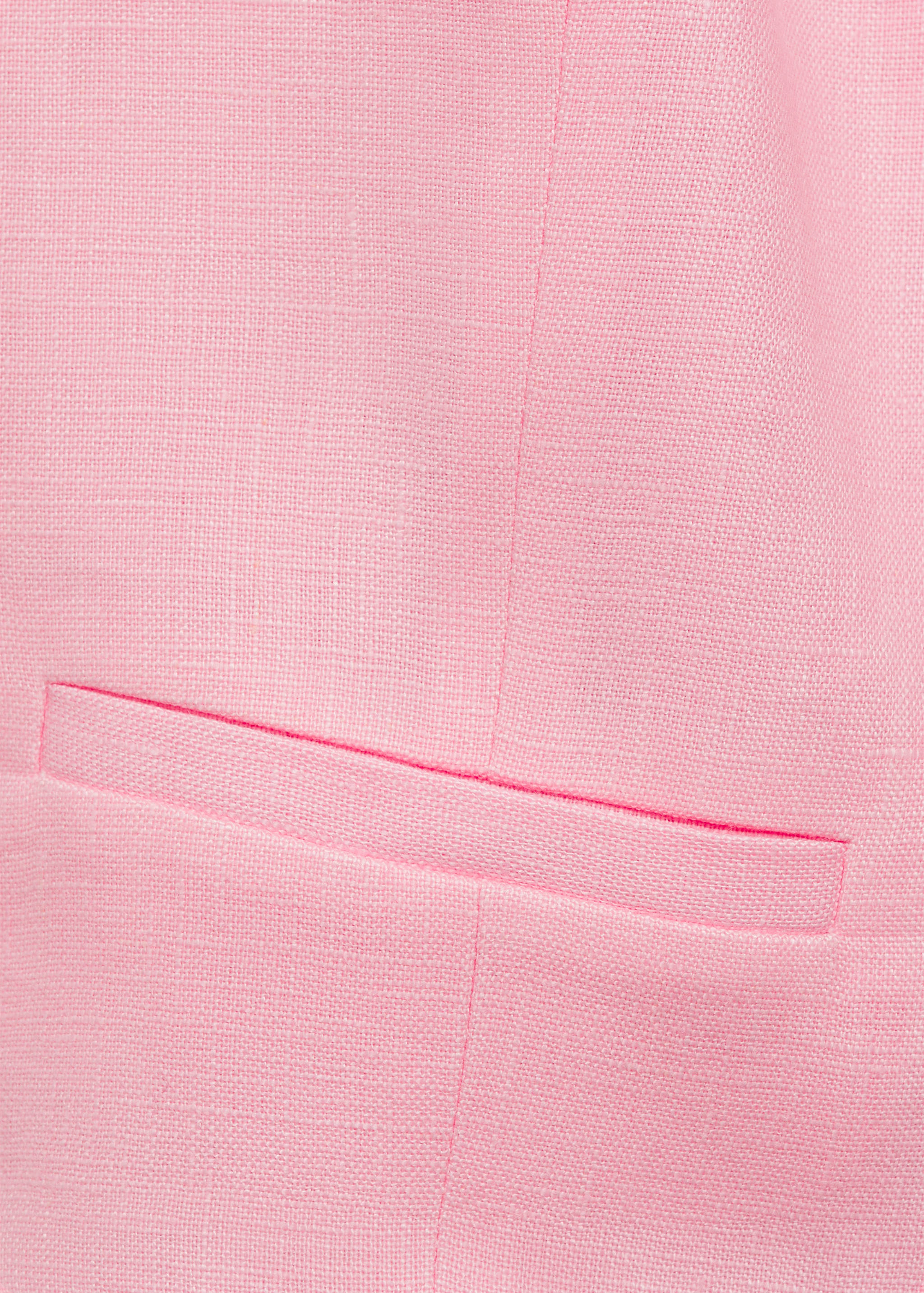 Linen suit waistcoat - Details of the article 0