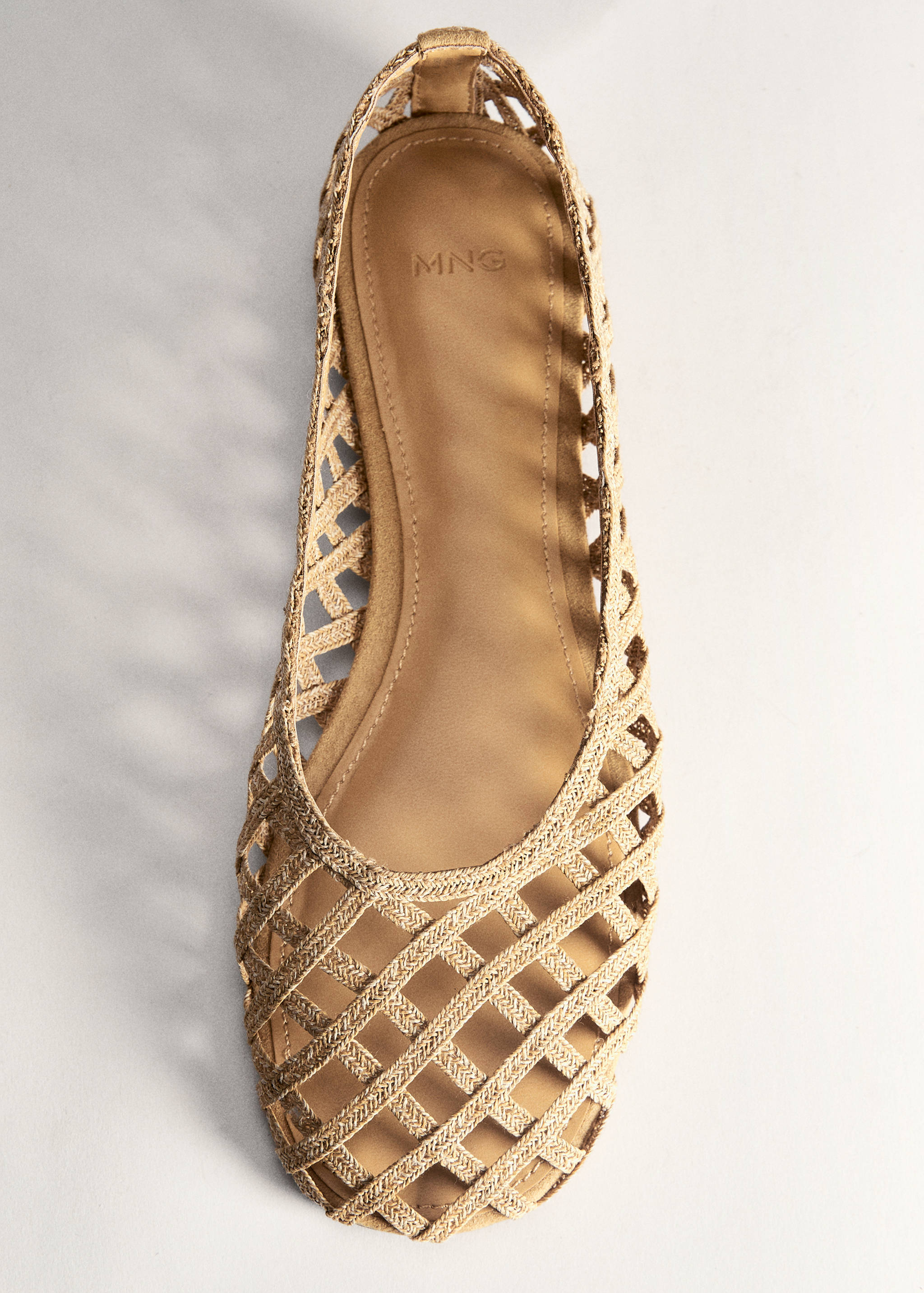 Natural fibre ballerina flats - Details of the article 5