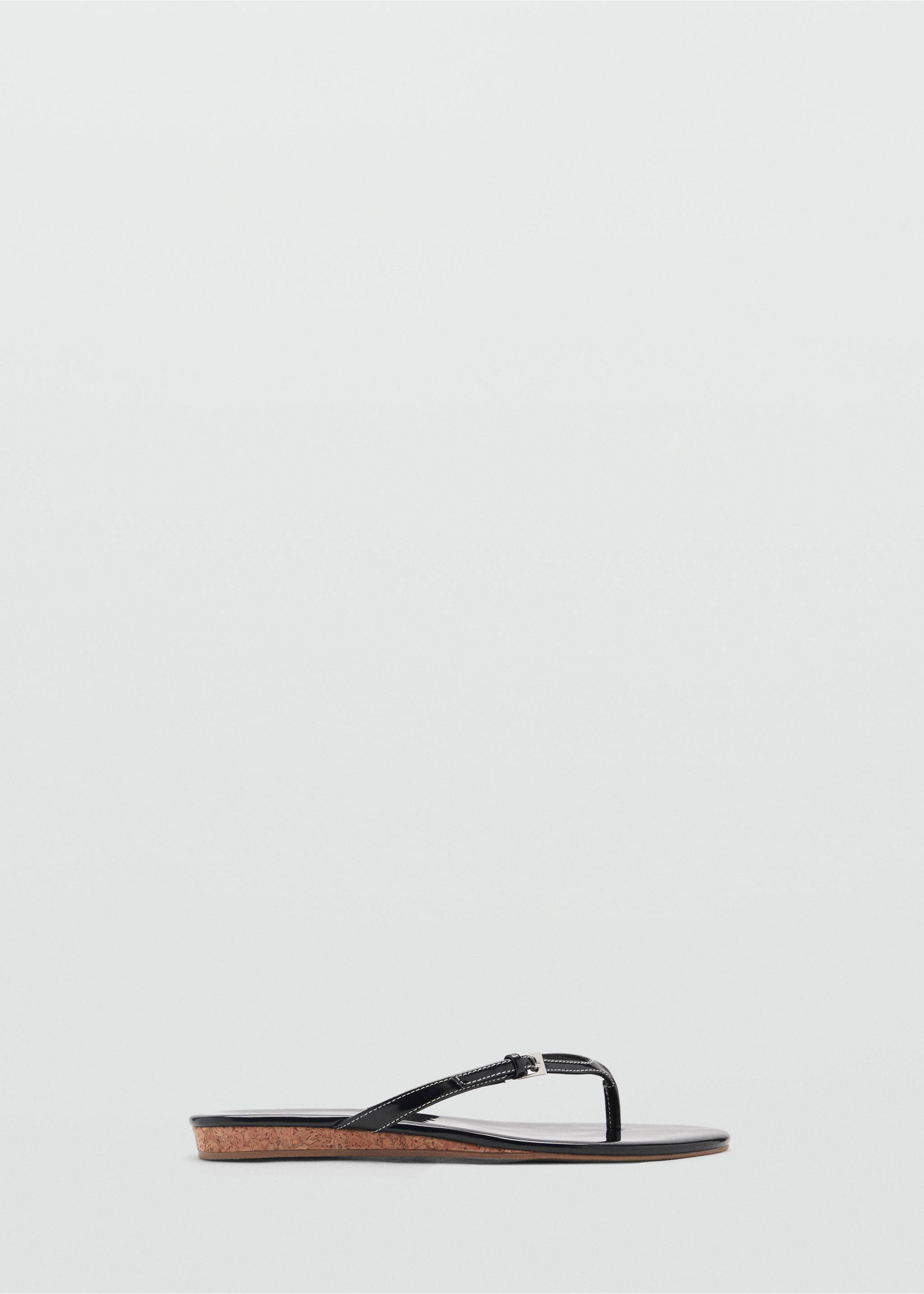 Buckle strap sandals - Article without model, Black. Ref: 87047166-00.