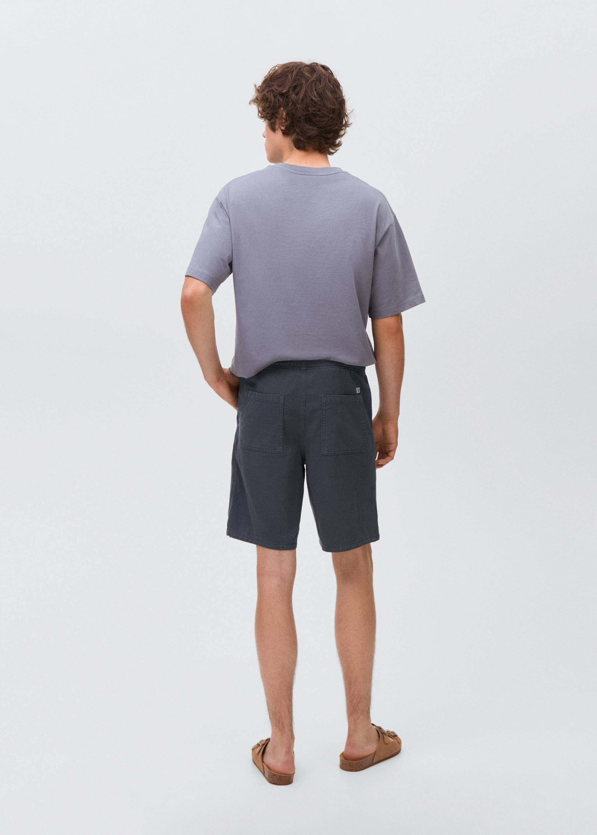 Bermudas algodón cordón - Reverso del artículo