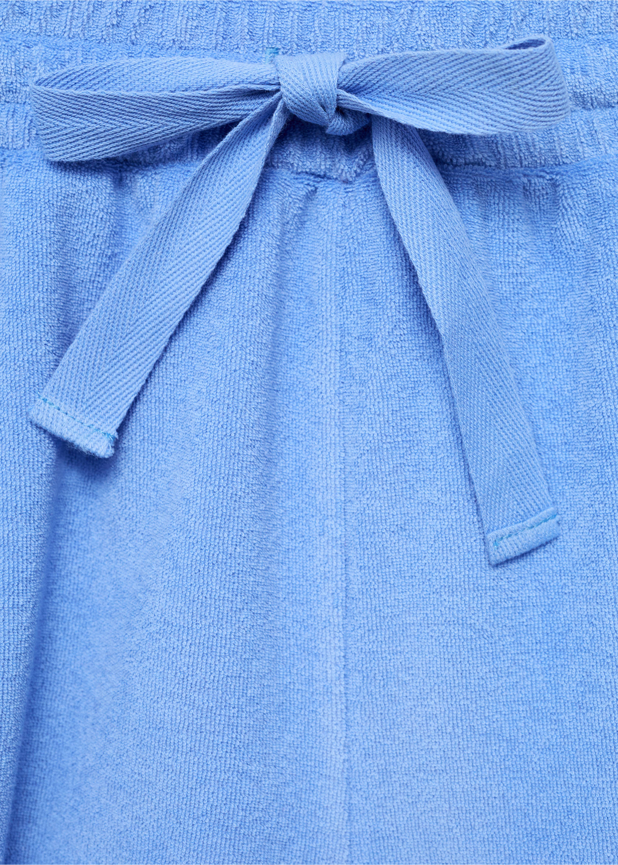 Shorts algodón rizo - Detalle del artículo 8, Azul. Ref: 87047169-00.