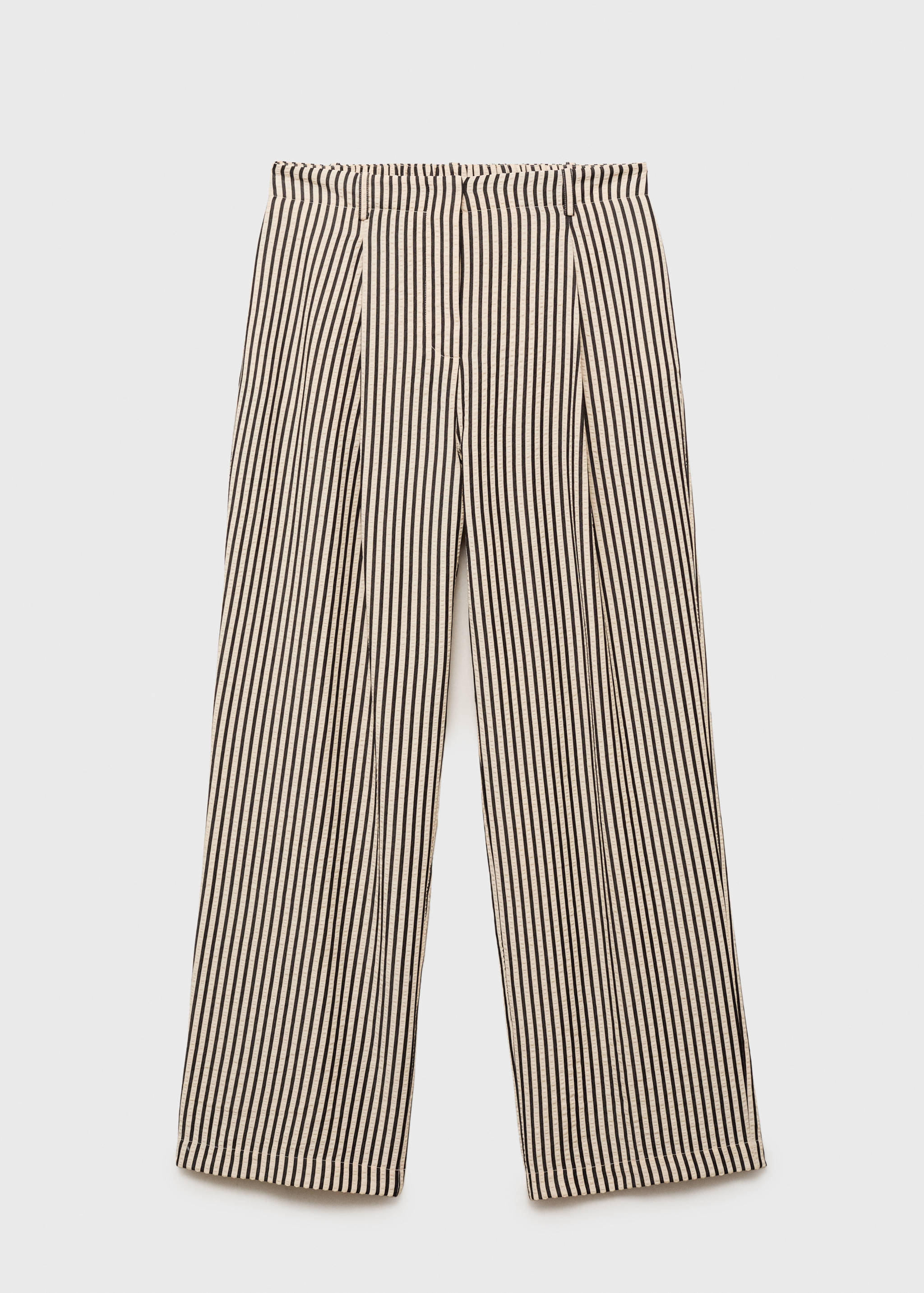 Texture striped trousers - Article without model