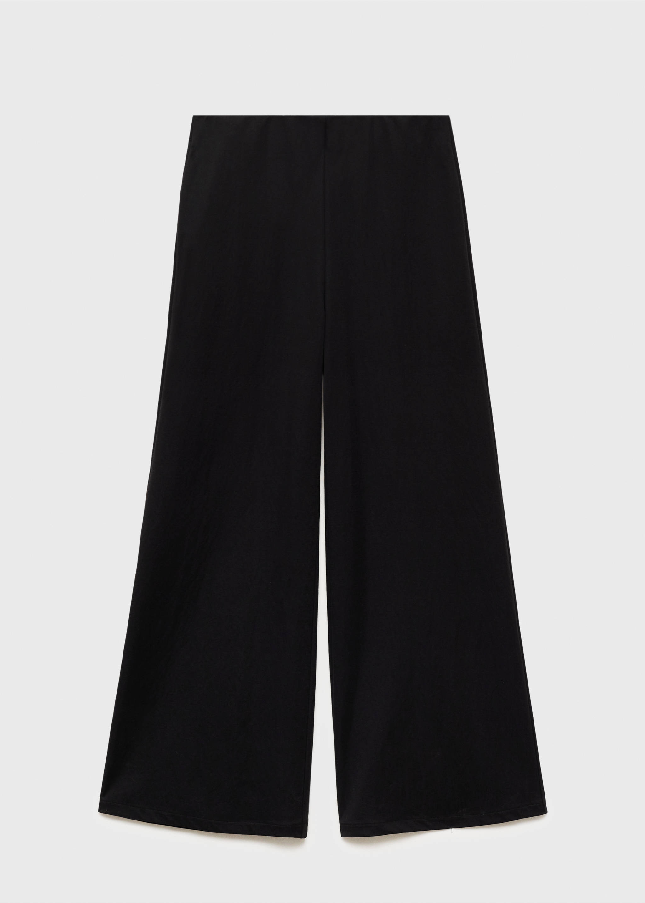 Pantalón palazzo crop - Artículo sin modelo, Negro. Ref: 87047178-00.