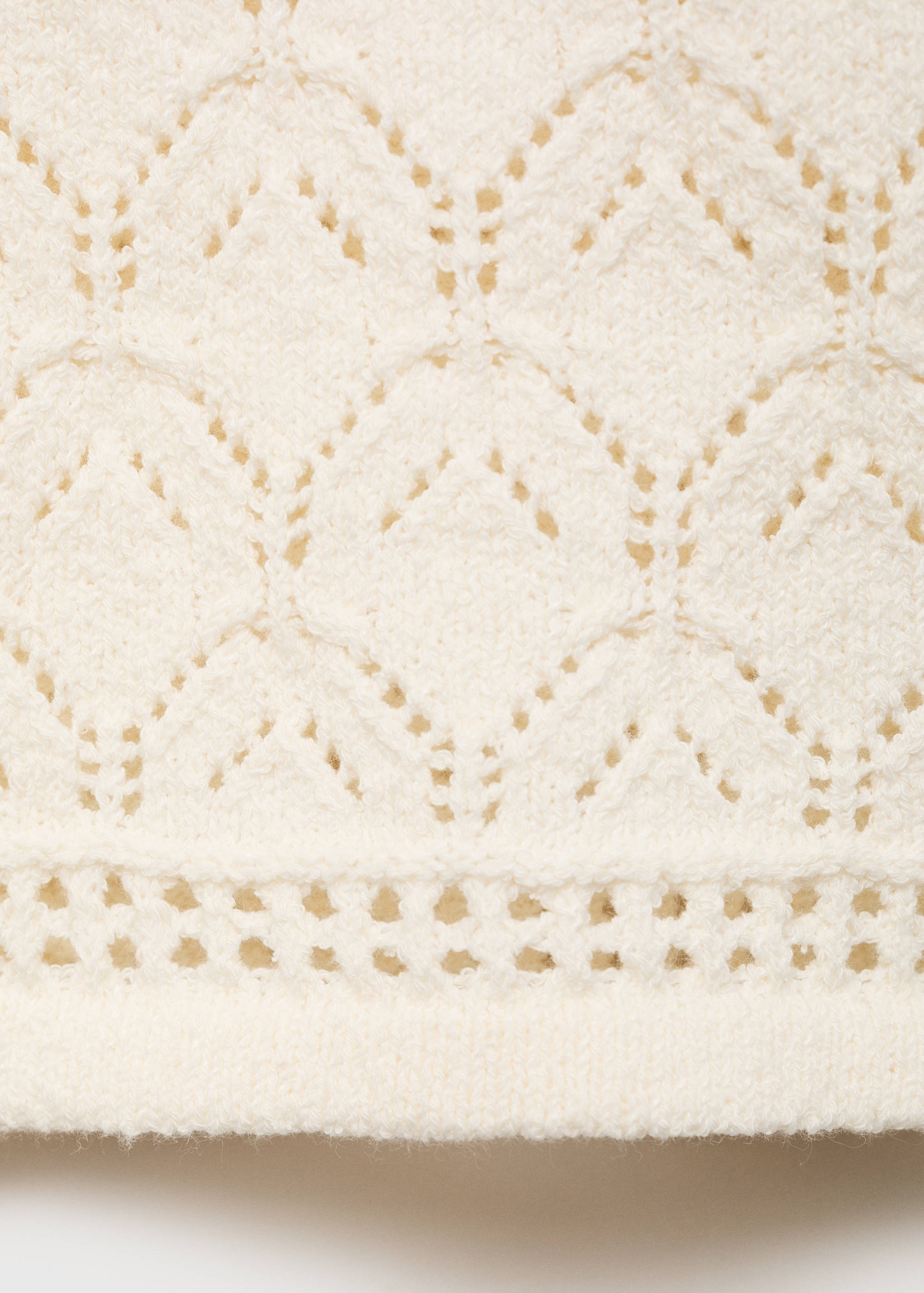 Cardigan maille détails ajourés - Détail de l'article 0