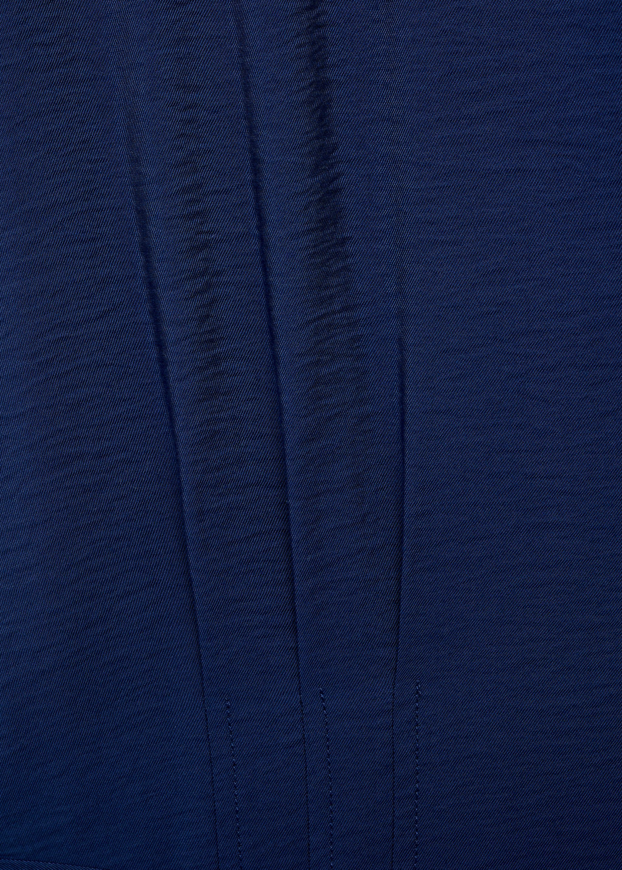 Printed long jumpsuit with belt - Details of the article 0