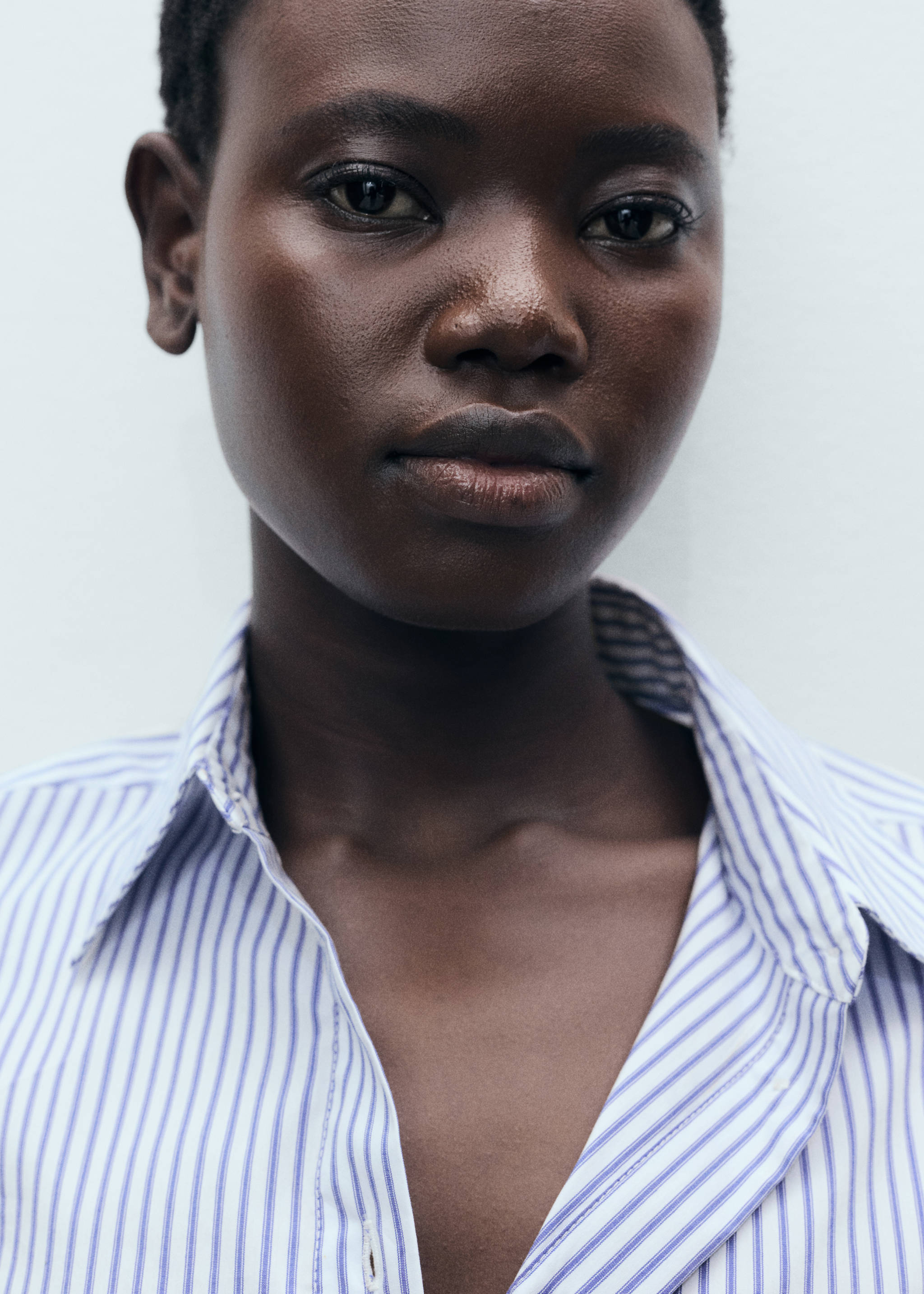 Striped multi-position sleeve shirt - Details of the article 1