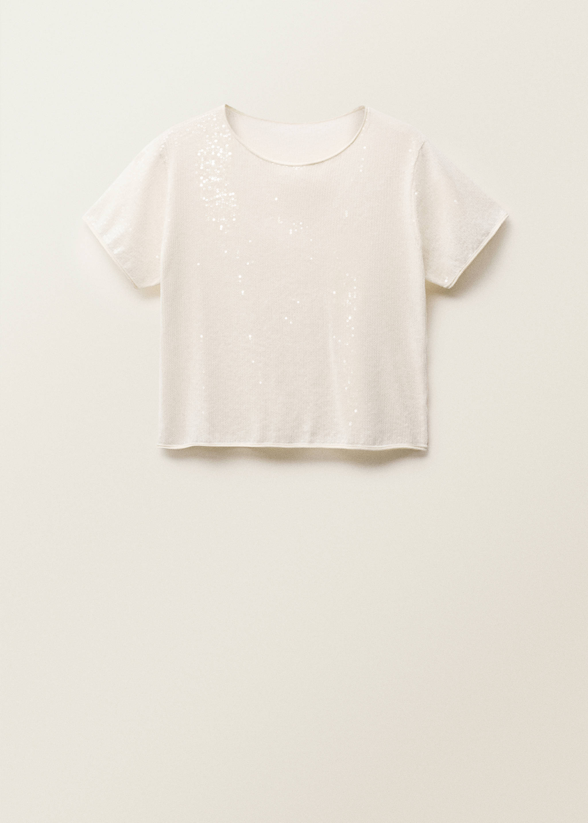 Jersey punto manga corta lentejuelas - Artículo sin modelo