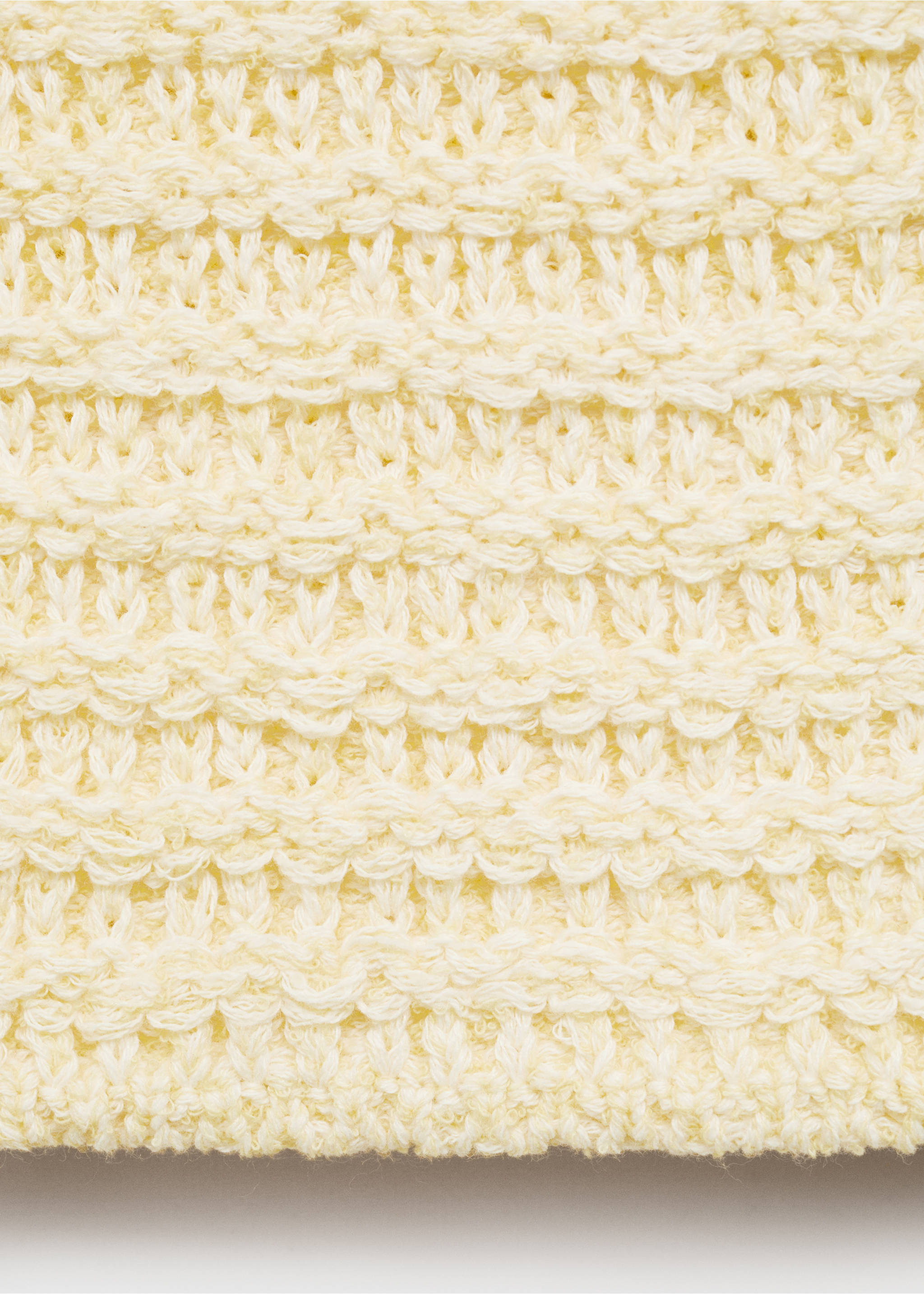 Cardigan maille boutons bijoux - Détail de l'article 0, Jaune pastel. Ref: 87047191-00.