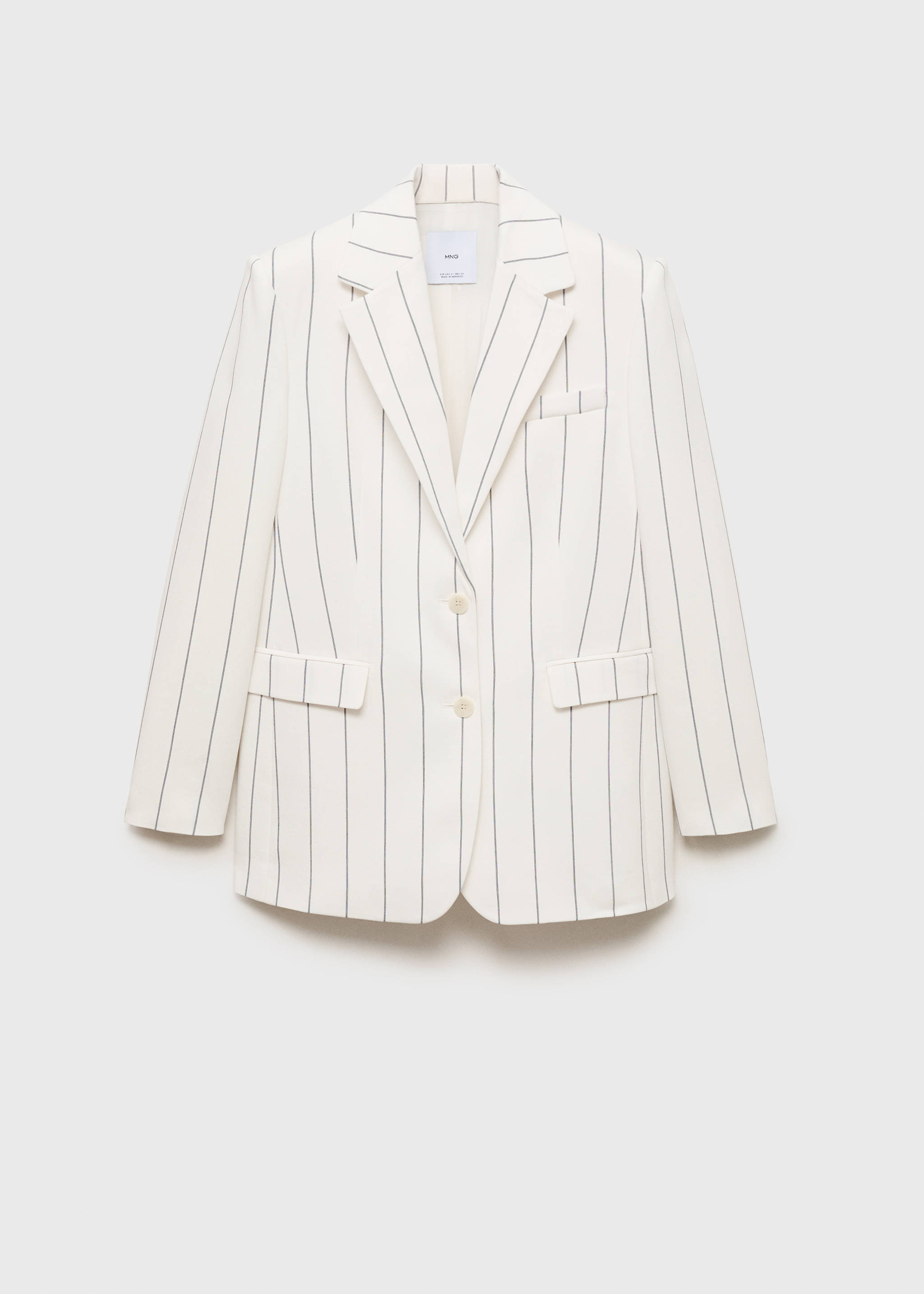Blazer de fato às riscas - Artigo sem modelo