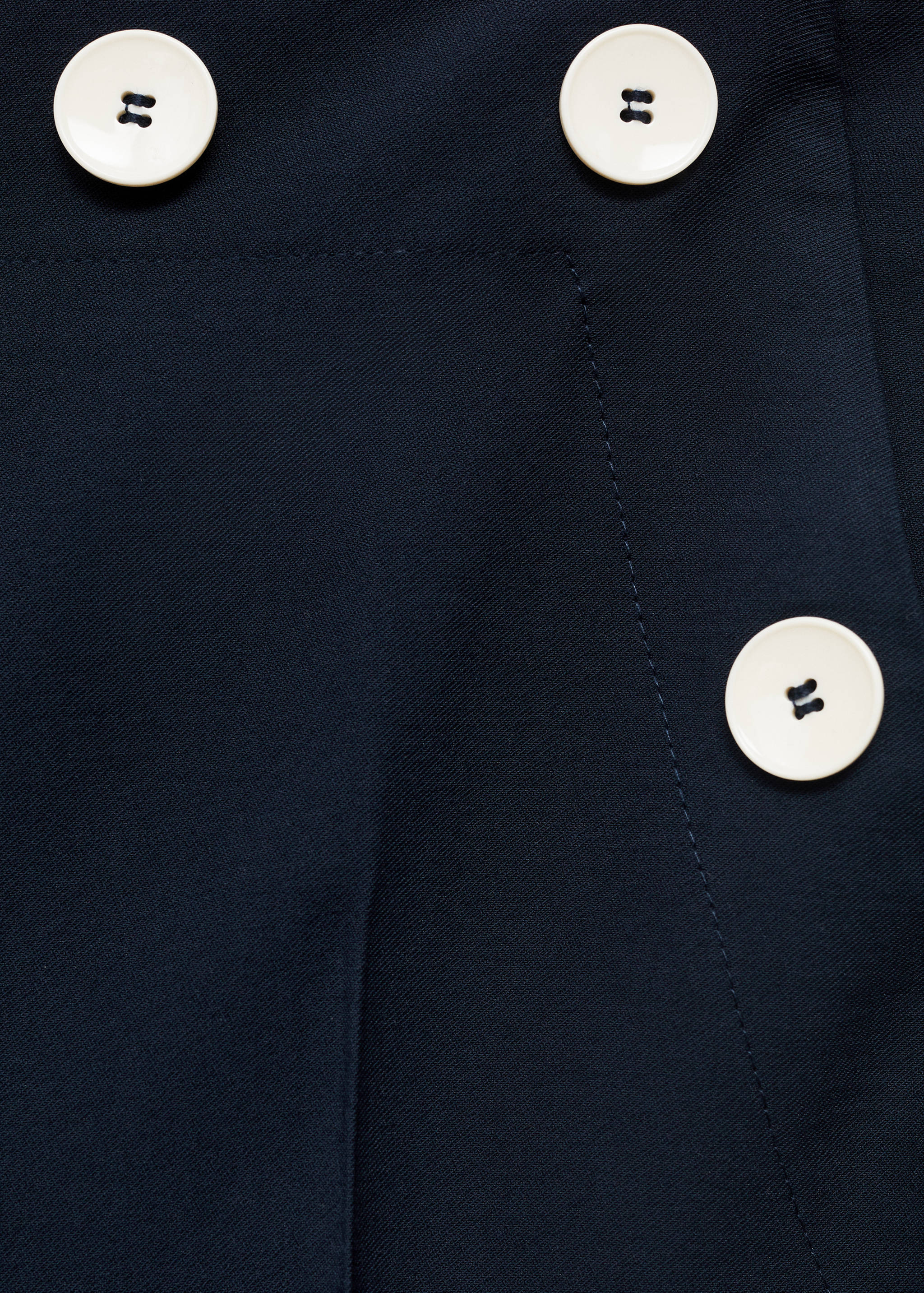 Straight-fit trousers with contrasting buttons - Details of the article 8