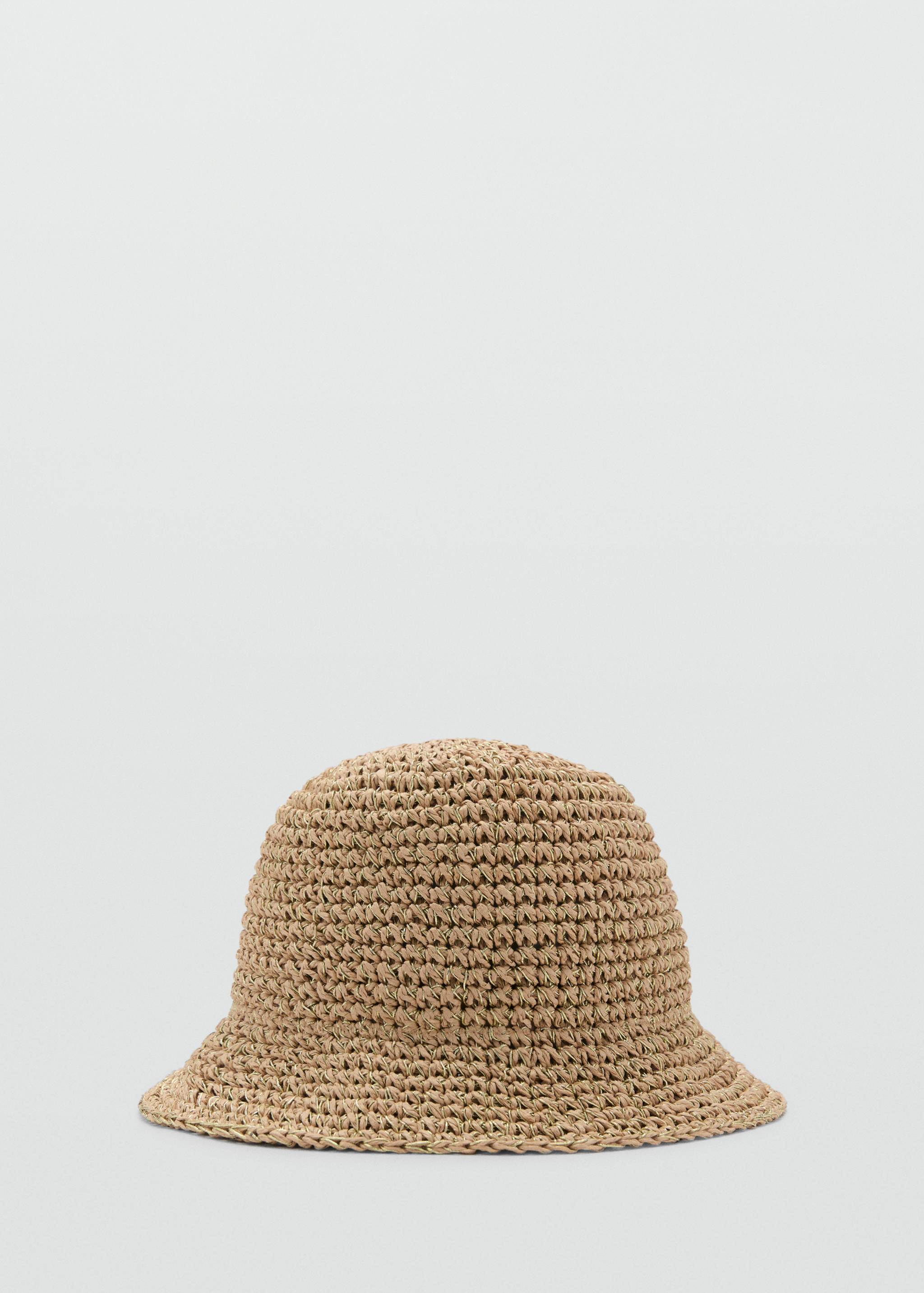 Lurex straw bucket hat - Article without model
