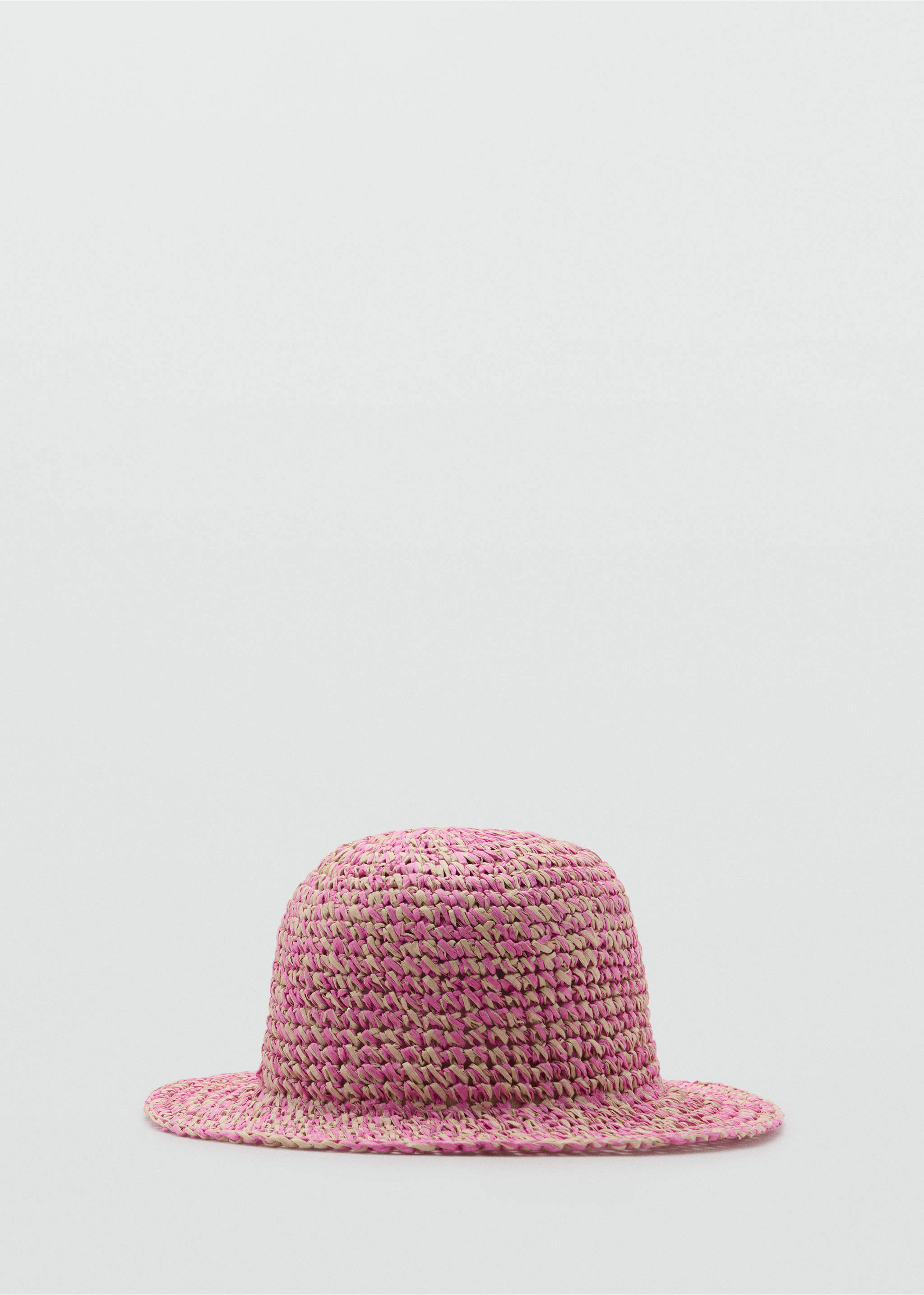 Hut aus Raffiabast - Artikel ohne Model, Rosa. Ref: 87047674-00.