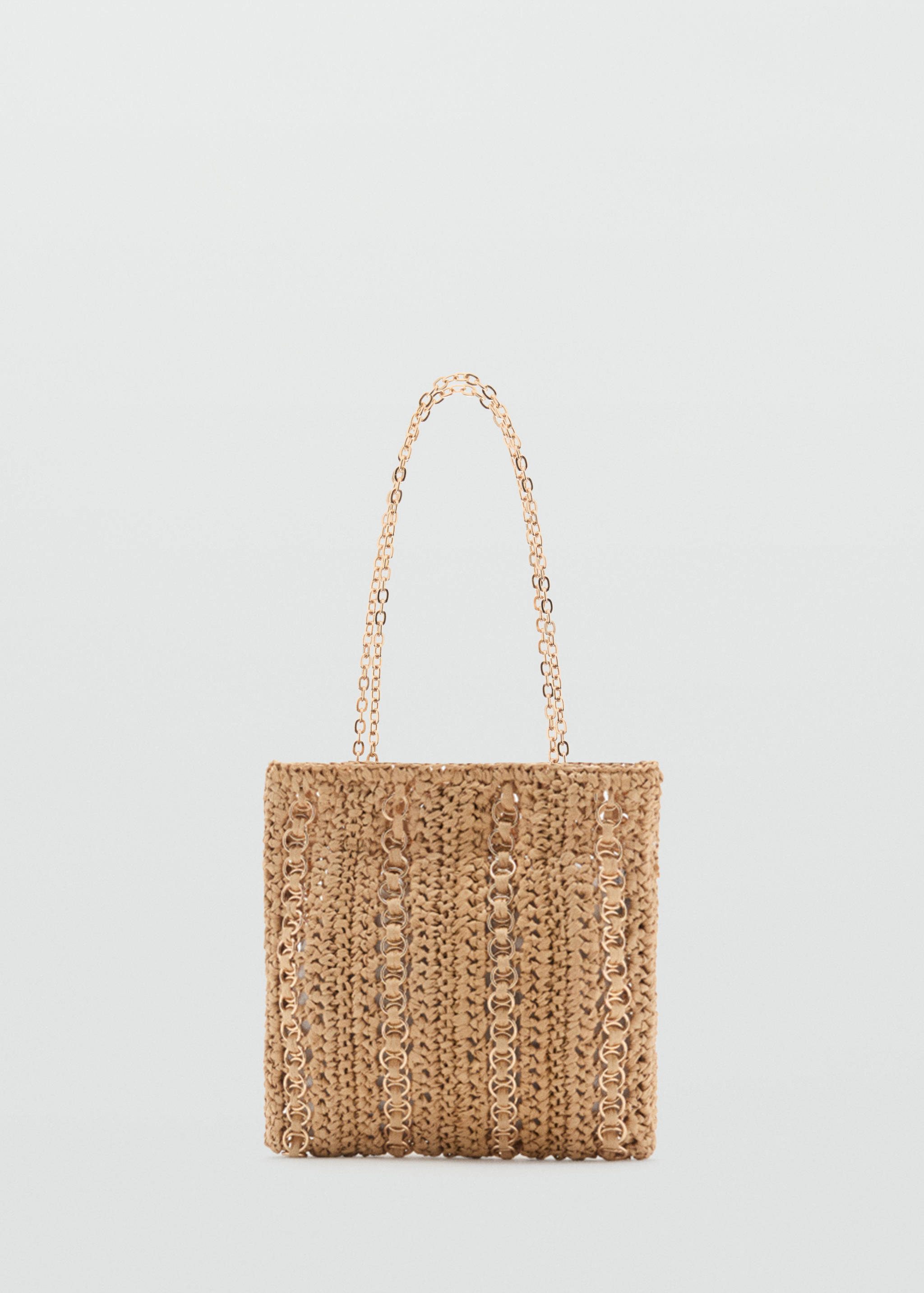 Natural fibre bag with metal rings - Article without model