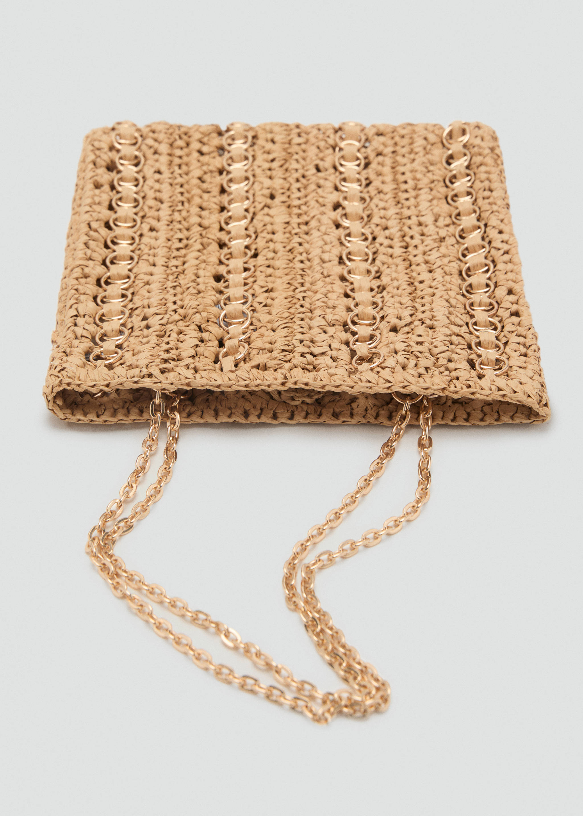 Natural fibre bag with metal rings - Details of the article 2