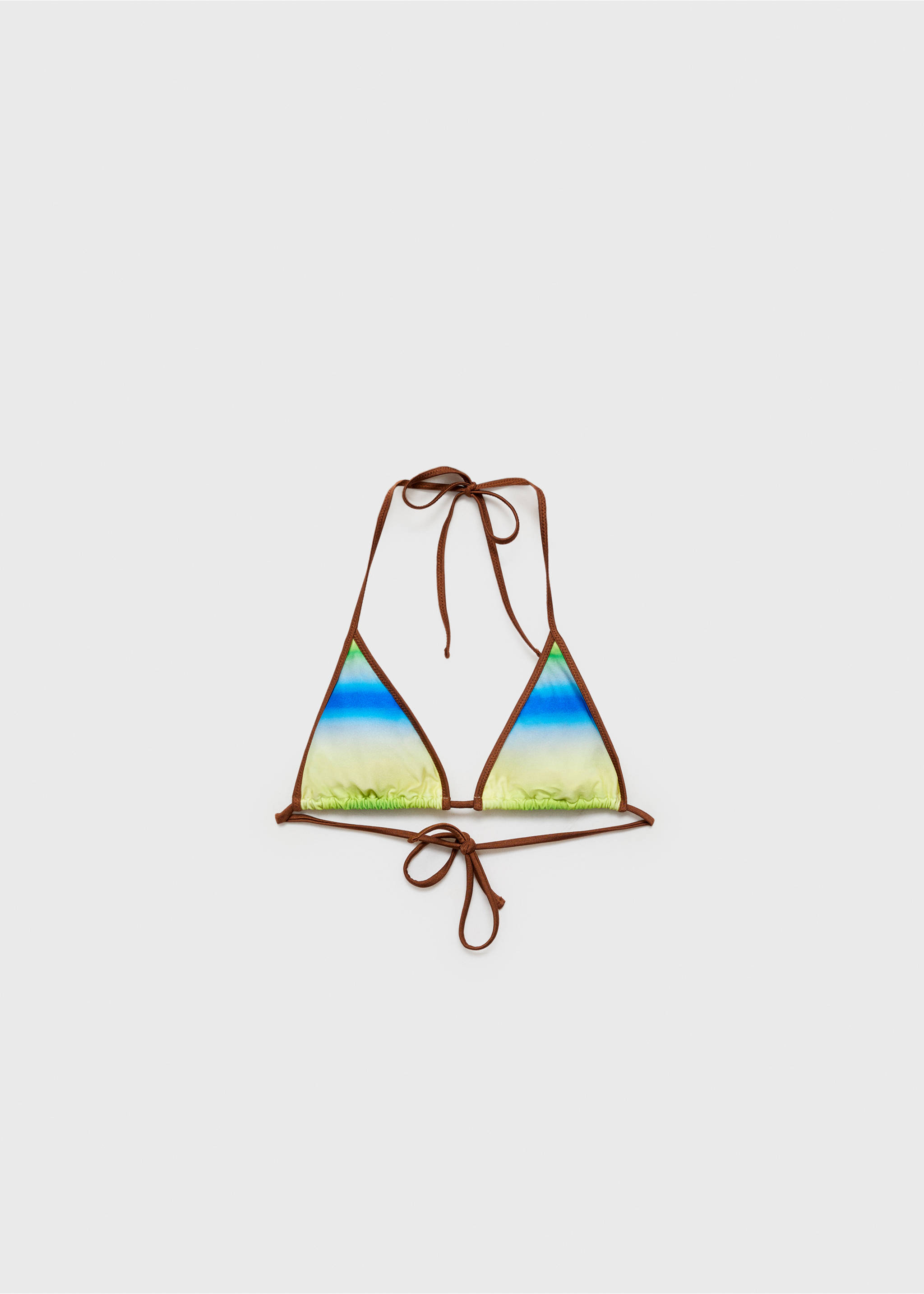 Bikini-Top mit Farbverlauf-Effekt - Artikel ohne Model, Blau. Ref: 87047679-00.