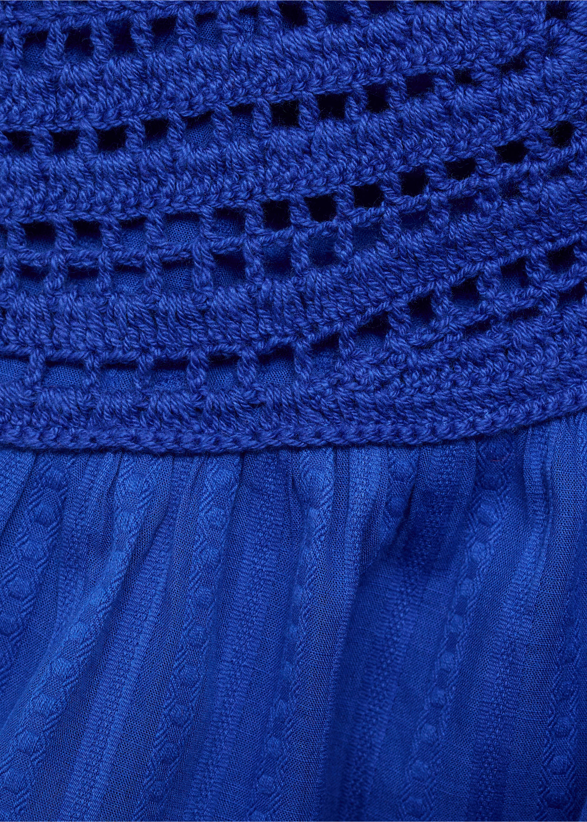 Top crochet abalorios - Detalle del artículo 8, Azul eléctrico. Ref: 87047682-00.