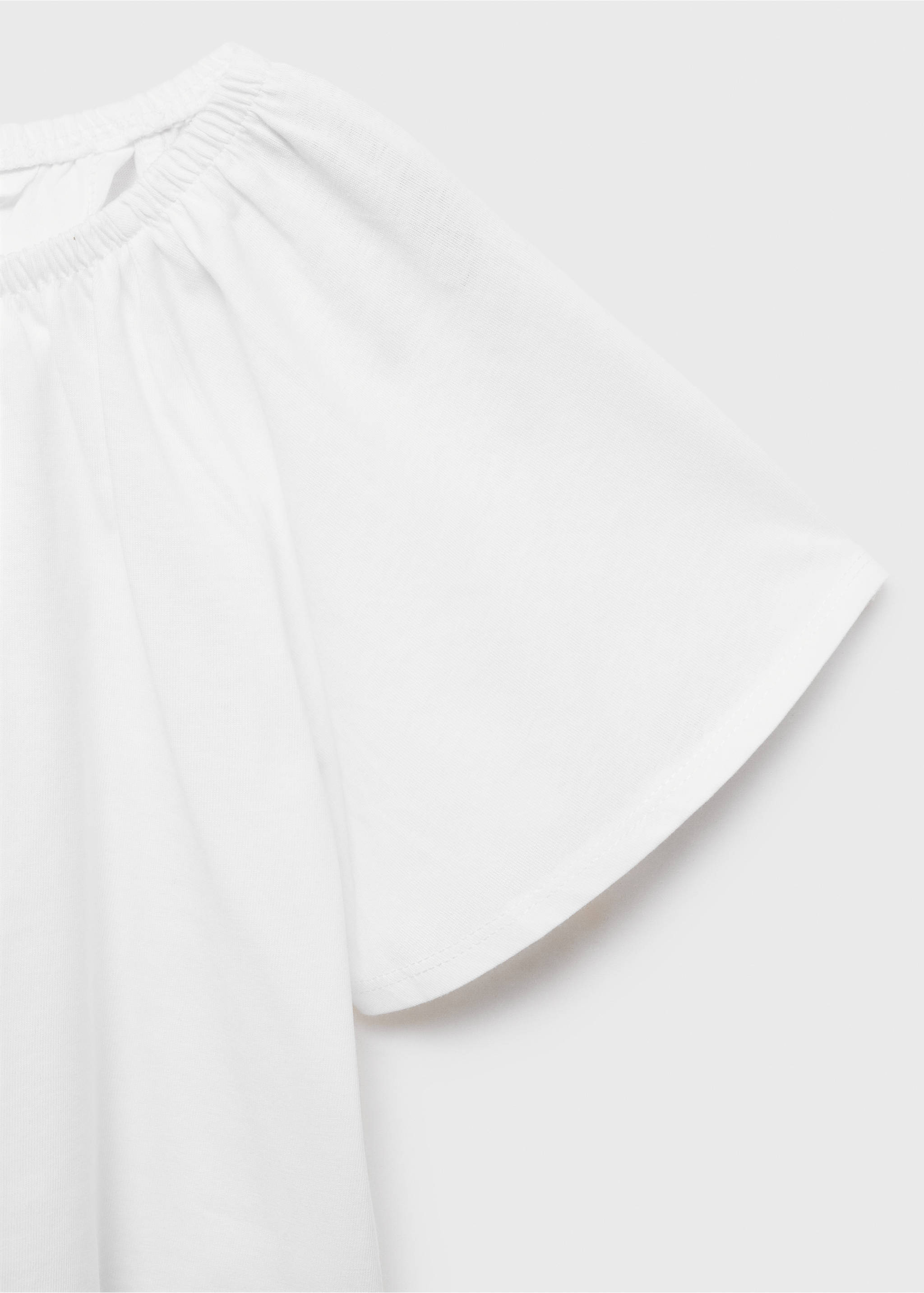 Crossover back T-shirt - Details of the article 8, Off White. Ref: 87047690-00.