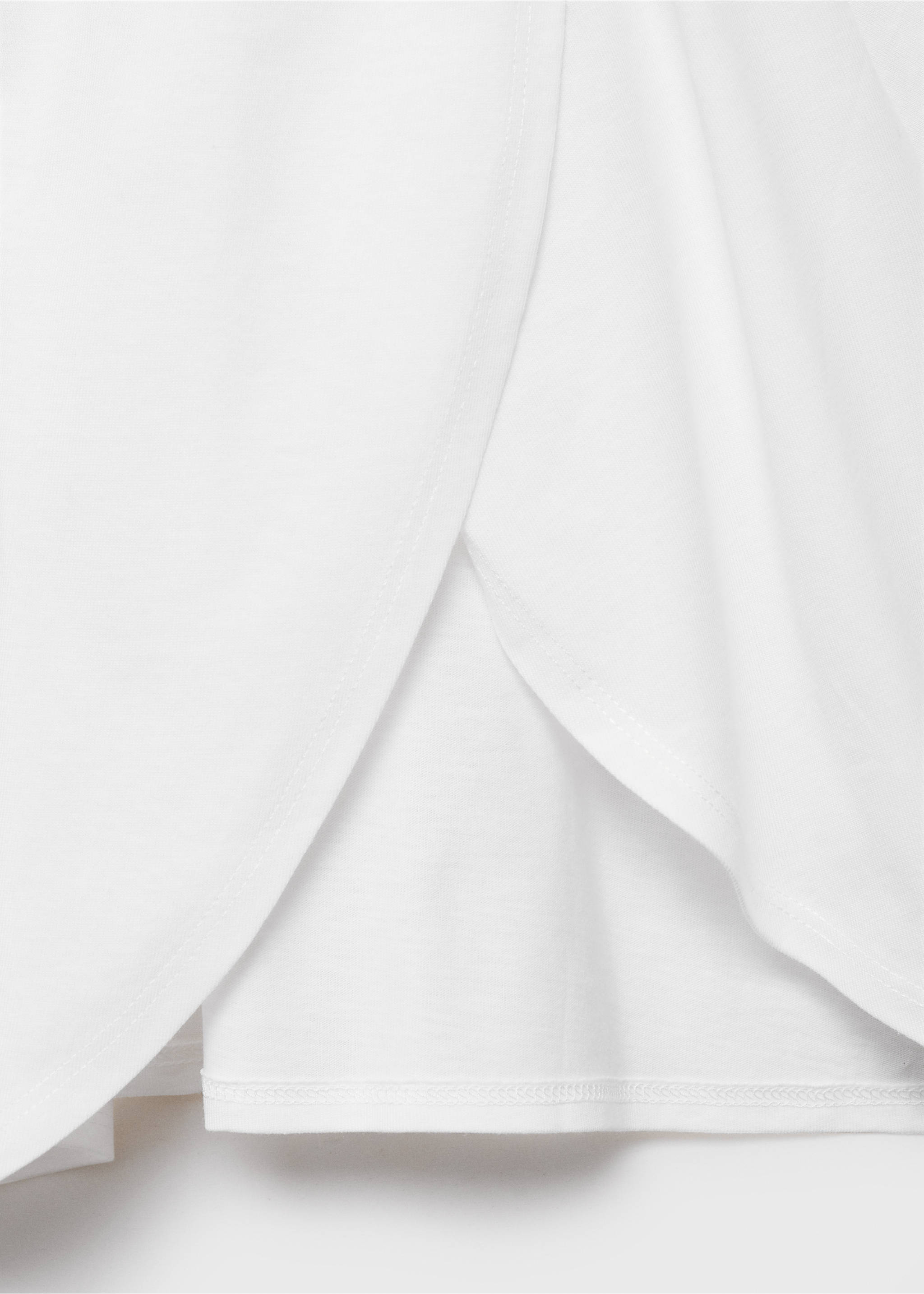 Crossover back T-shirt - Details of the article 0, Off White. Ref: 87047690-00.