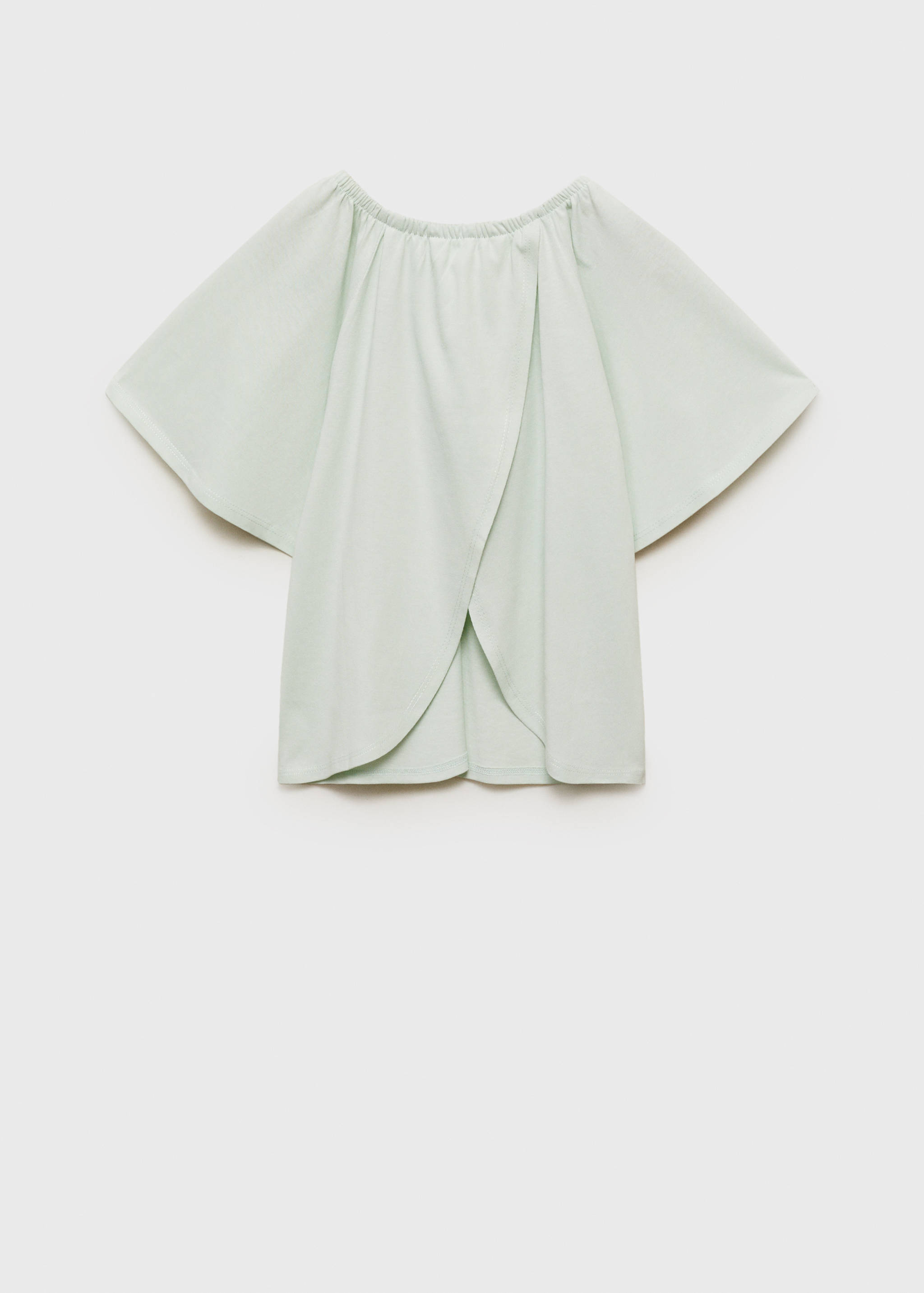 Crossover back T-shirt - Reverse of the article