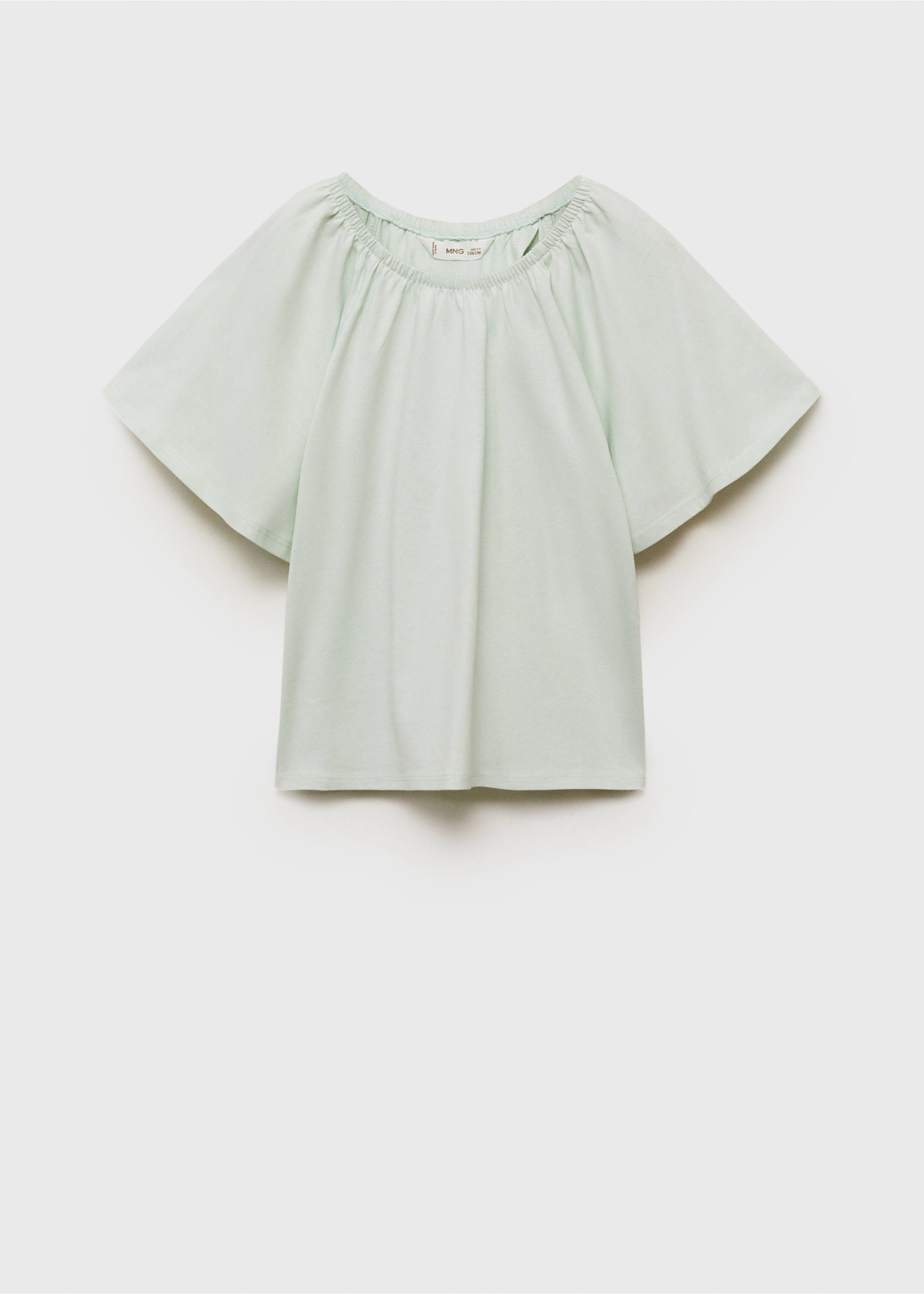 Crossover back T-shirt - Article without model, Mint Green. Ref: 87047690-00.