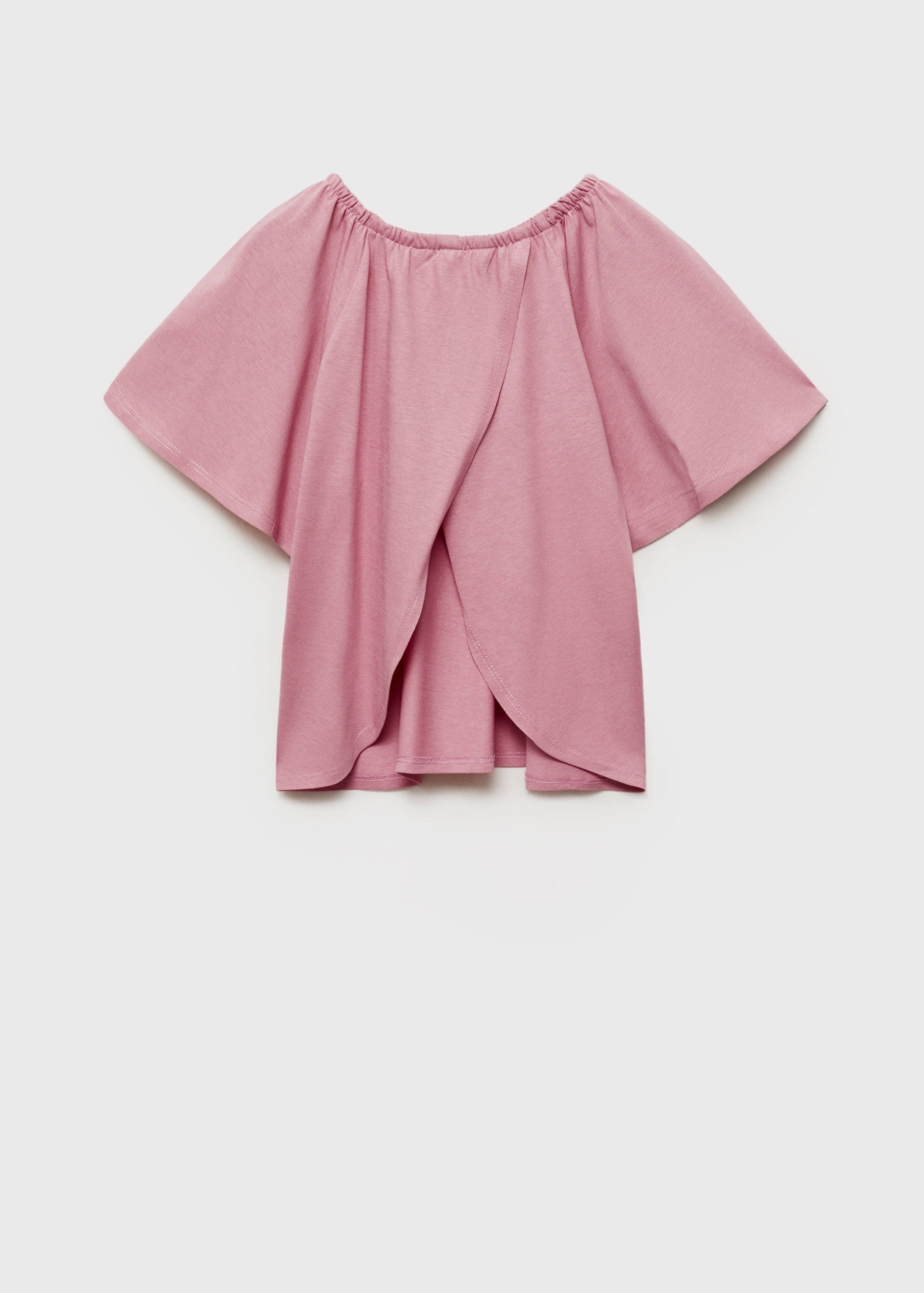 Crossover back T-shirt - Reverse of the article