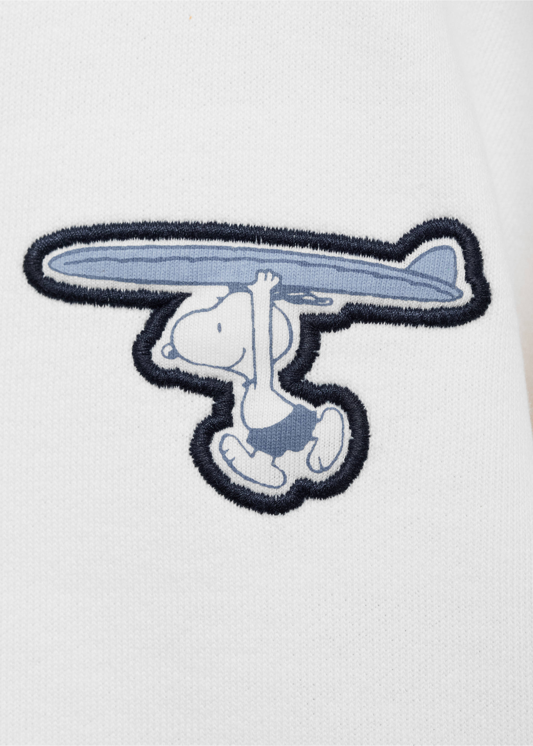 Snoopy cotton sweatshirt - Details of the article 8, Off White. Ref: 87047704-00.