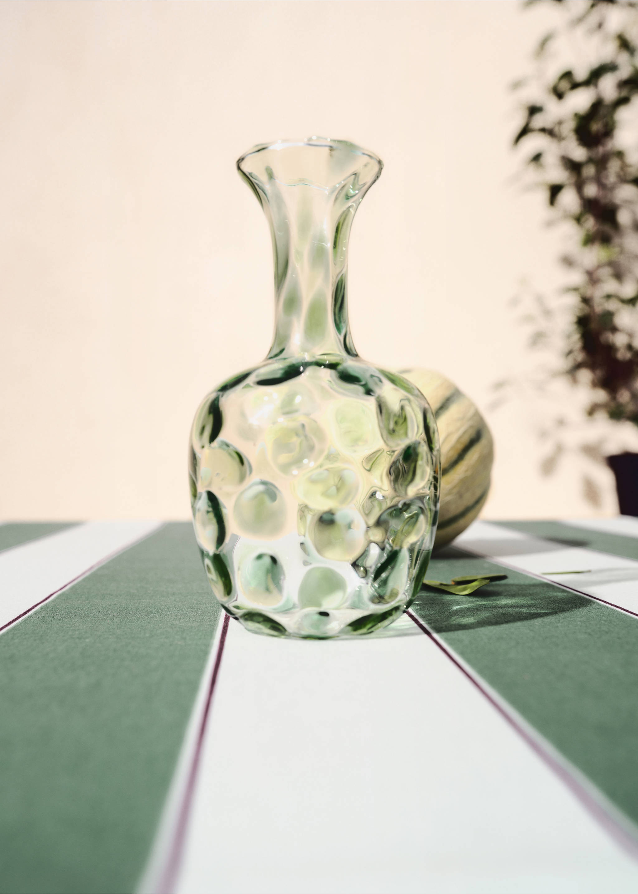 Jarrón borosilicato motas - Detalle del artículo 6, Verde. Ref: 87047708-00.