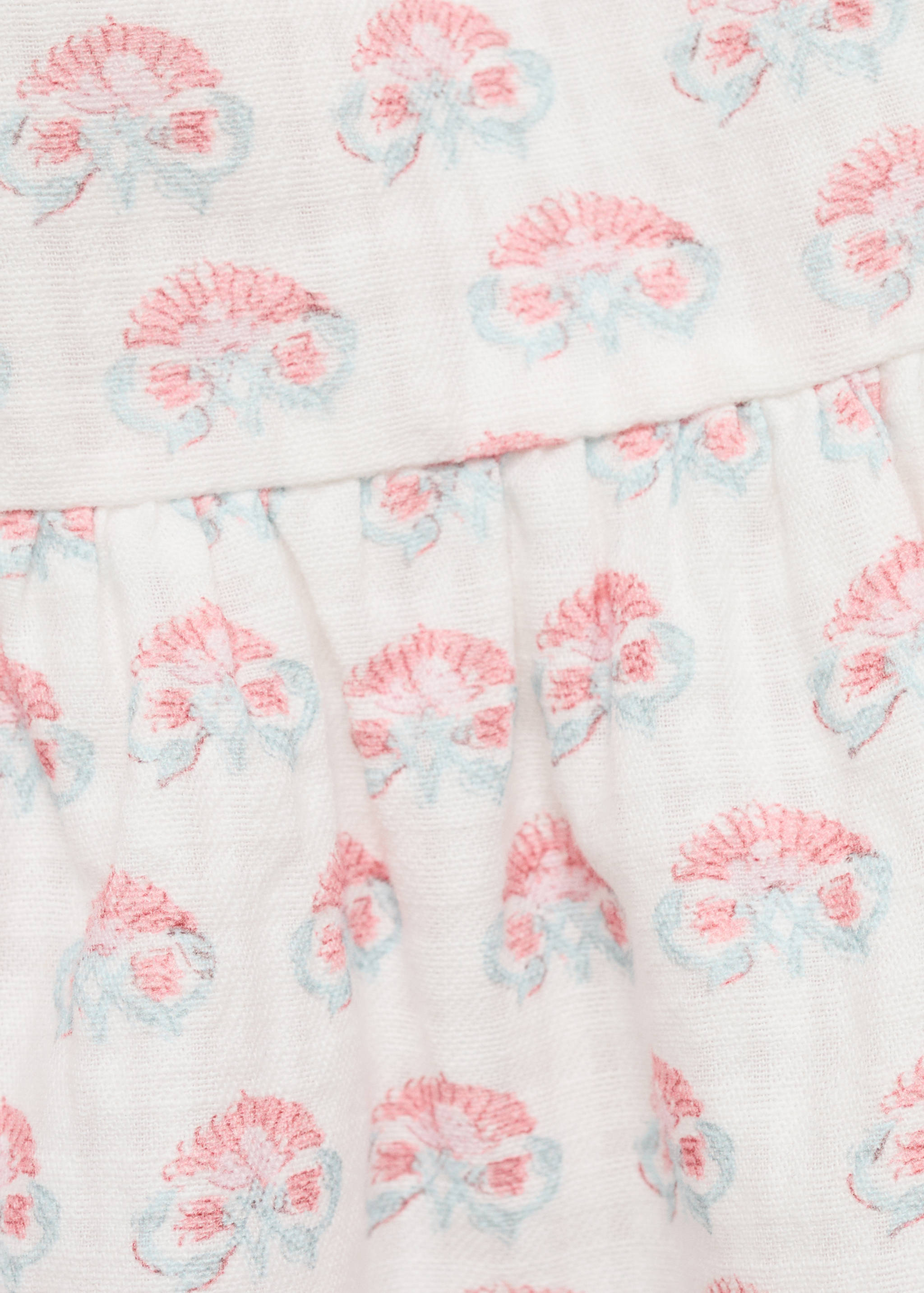 Floral embroidered dress with straps - Details of the article 0