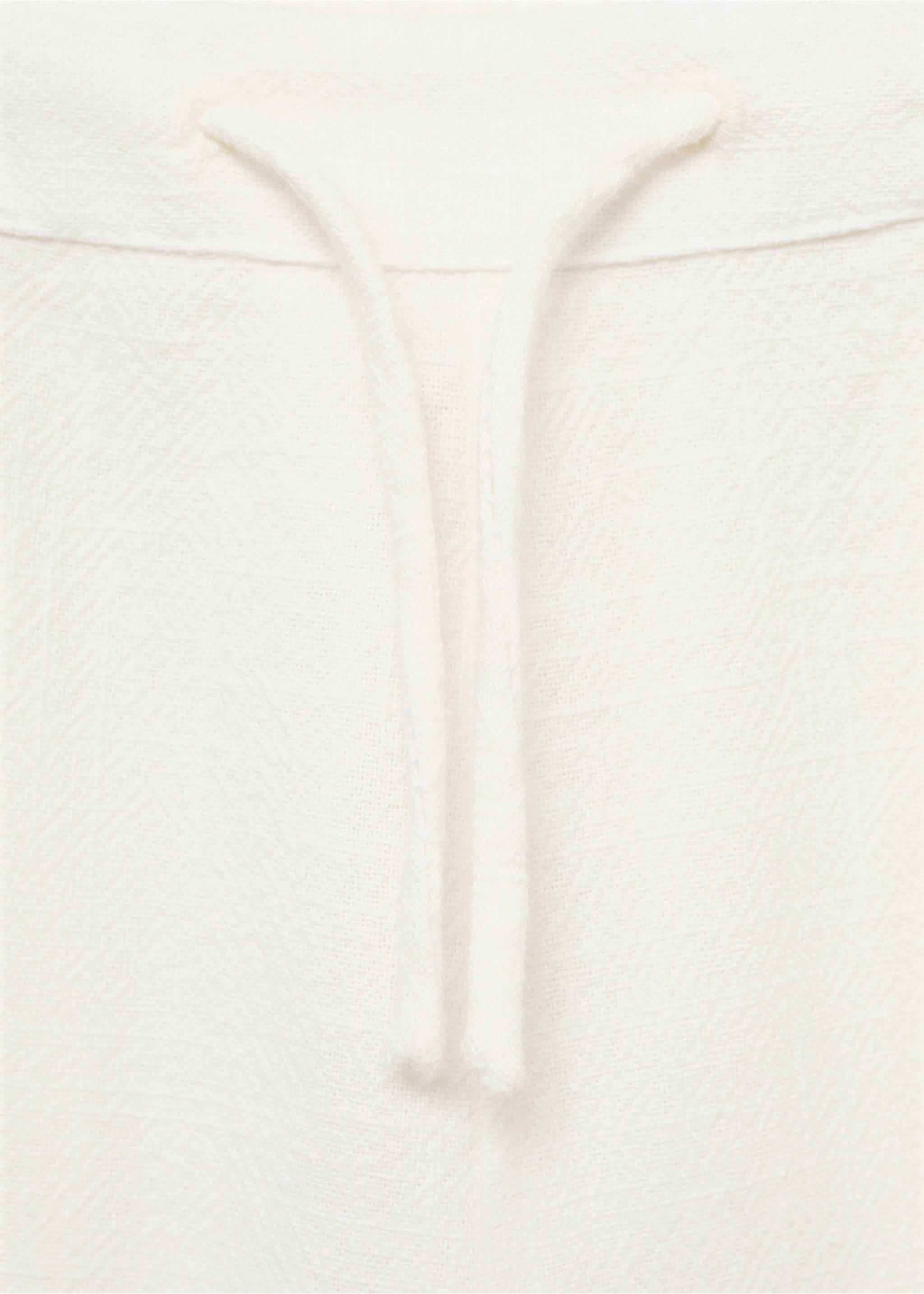 Pantalón bordado suizo - Detalle del artículo 0, Crudo. Ref: 87047710-00.